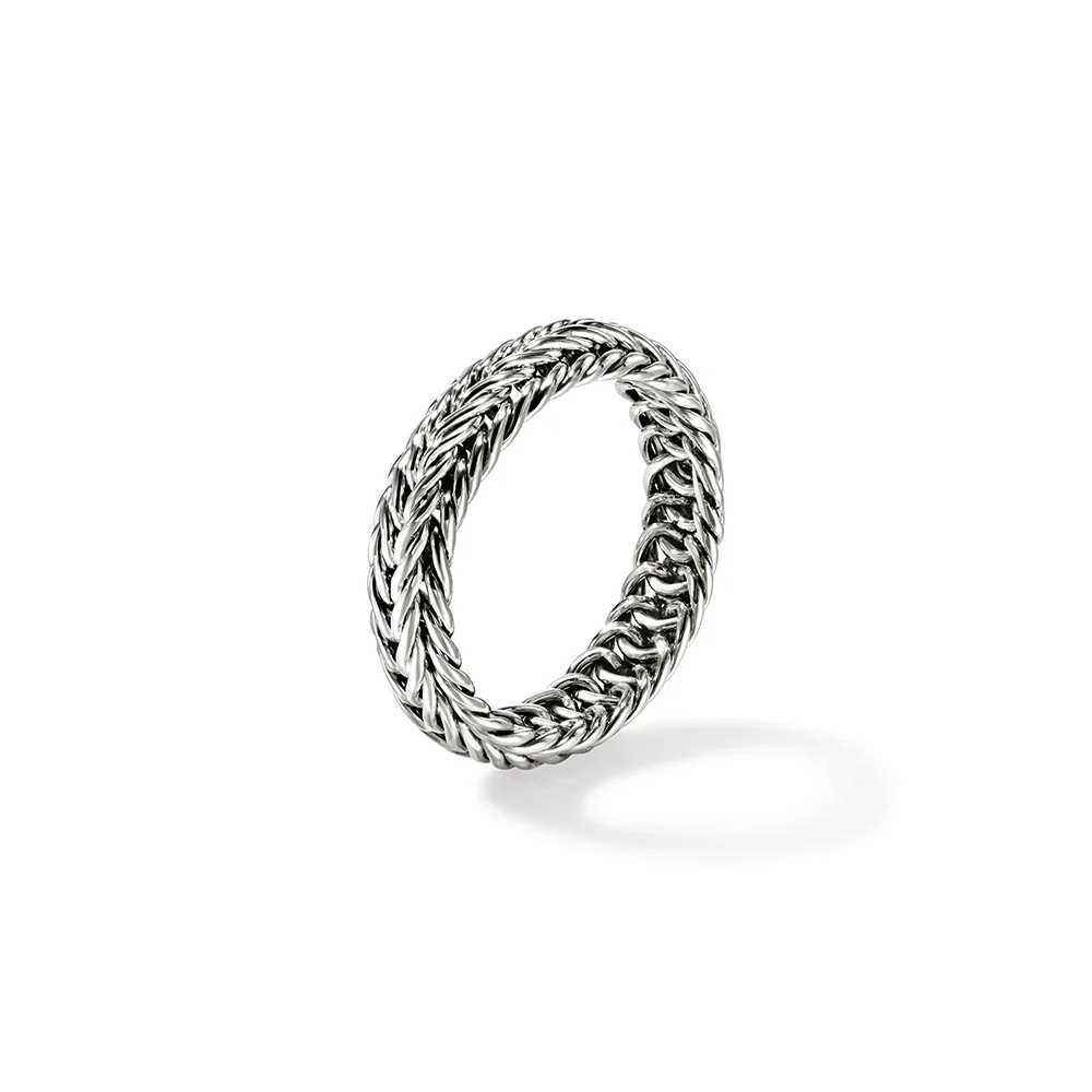 Icon Chevron Band Ring, Sterling Silver, 6MM|RU900341 - Image 3