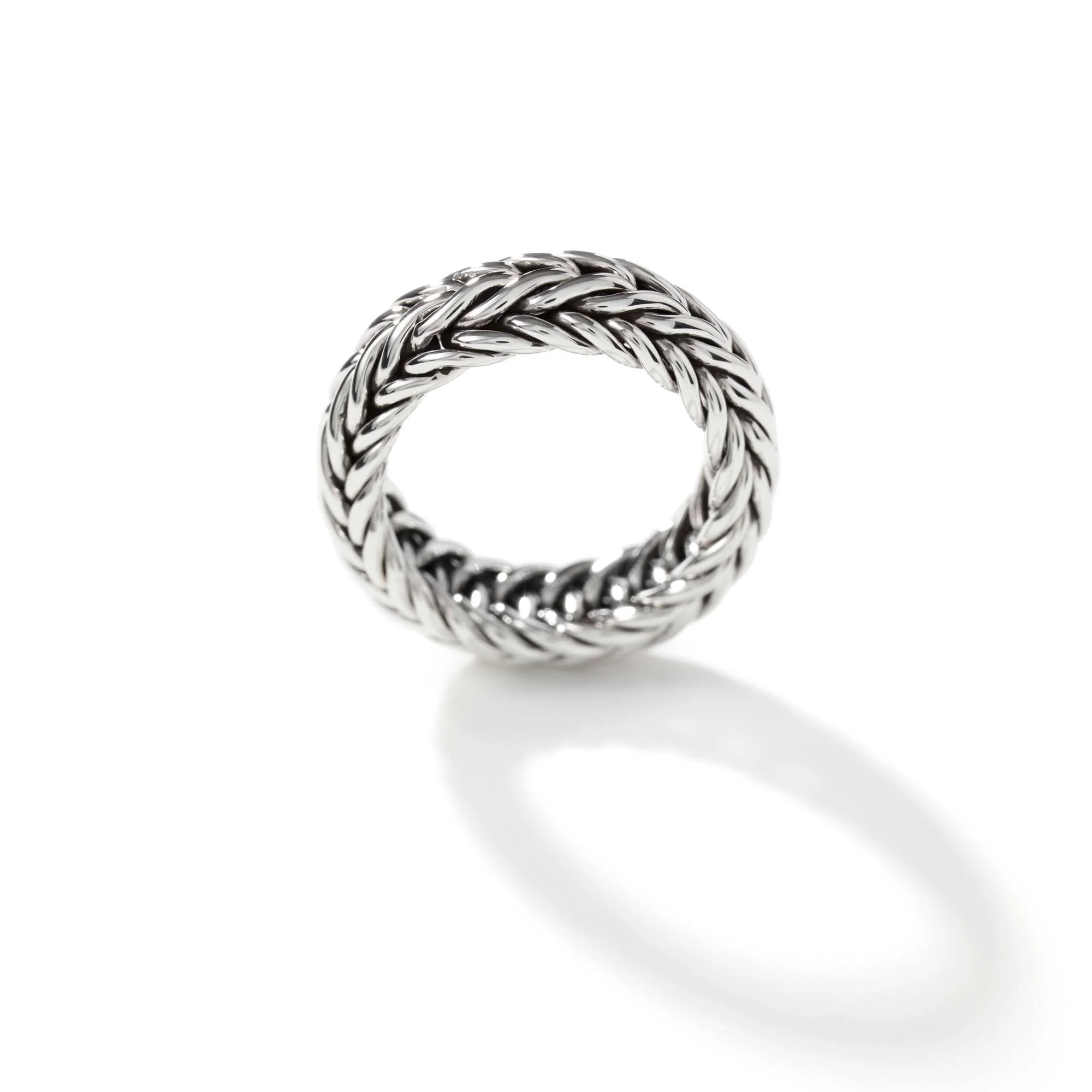 Icon Chevron Band Ring, Sterling Silver, Wide|RU900358 - Image 3