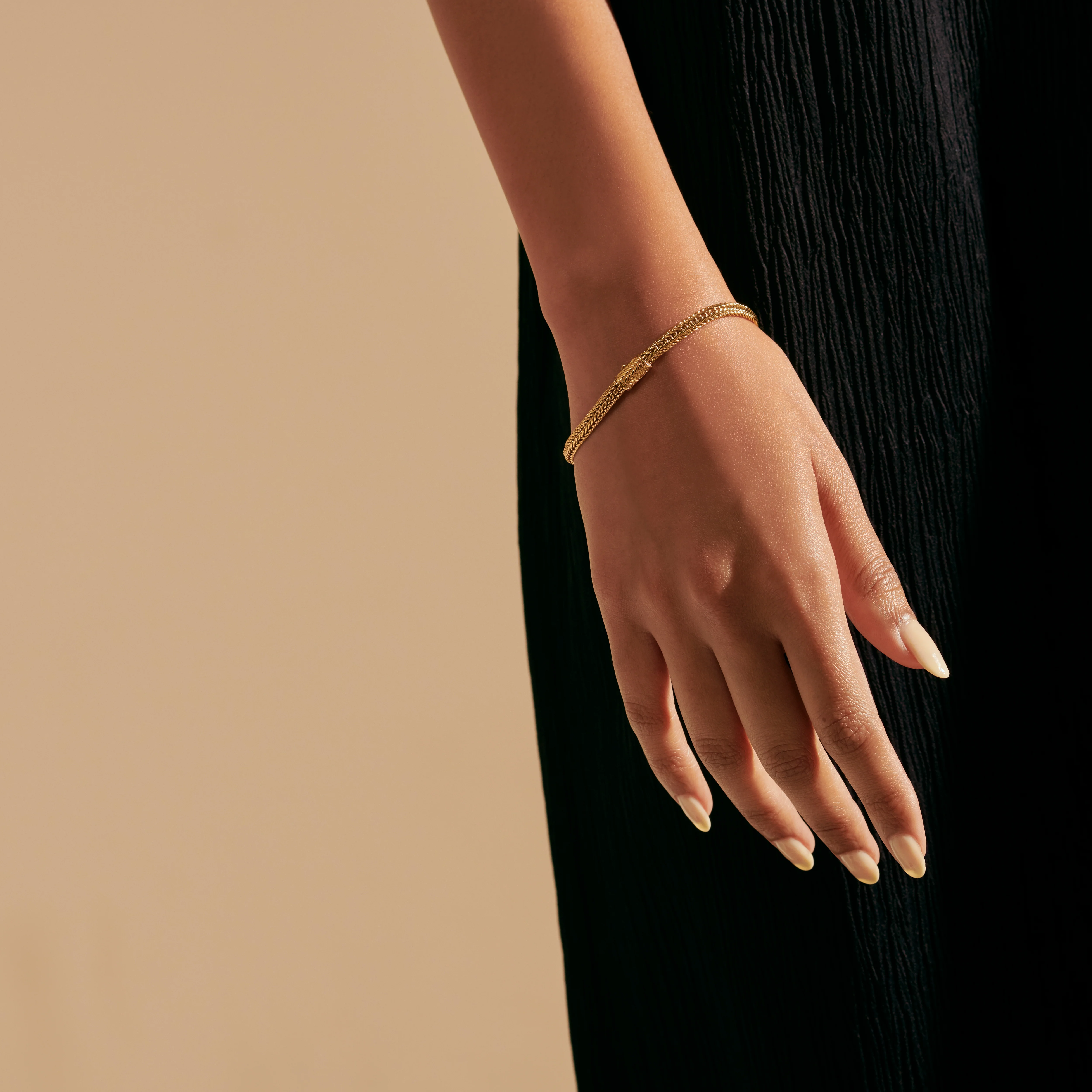 Icon Chevron Bracelet, Gold, 4.5MM|BUGG900359 - Image 5
