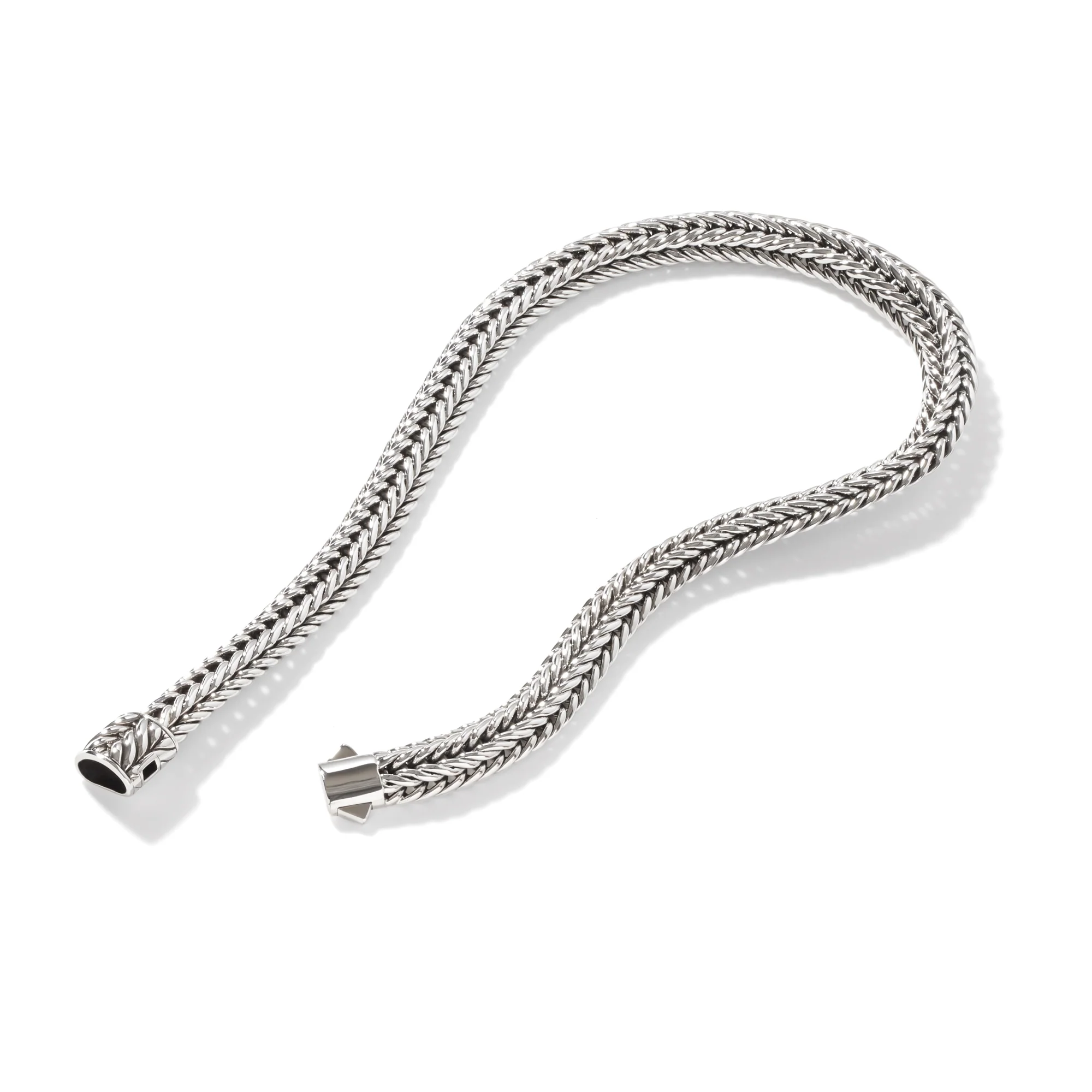Icon Chevron Necklace, Sterling Silver, 12MM|NU900357 - Image 3