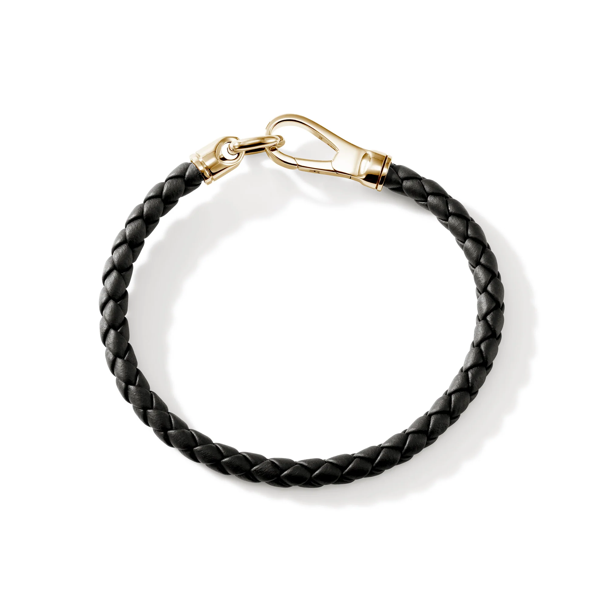 Leather Bracelet, Gold, 5MM|BUGG901250BL - Image 5