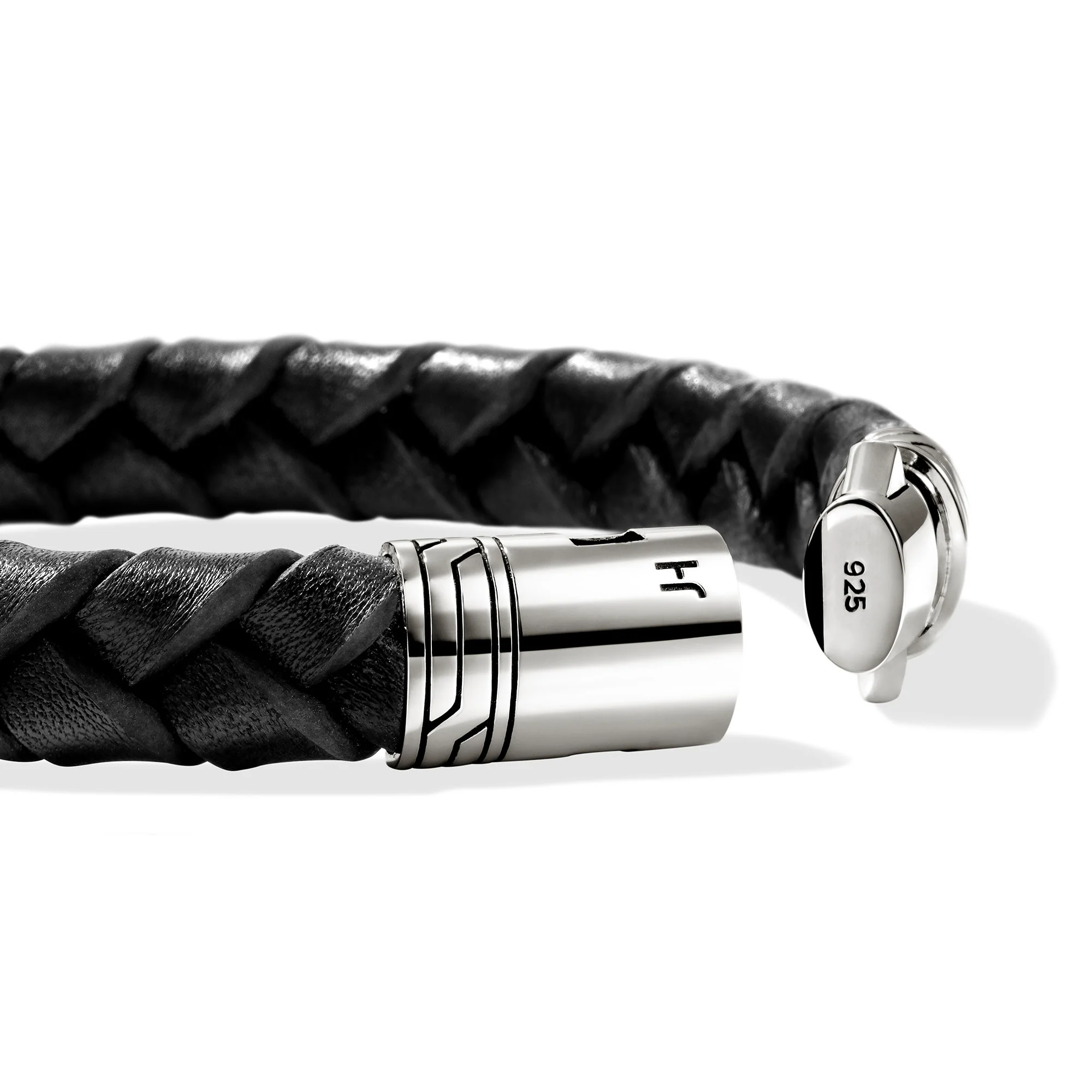 Leather Bracelet, Sterling Silver|BU986577BL - Image 2