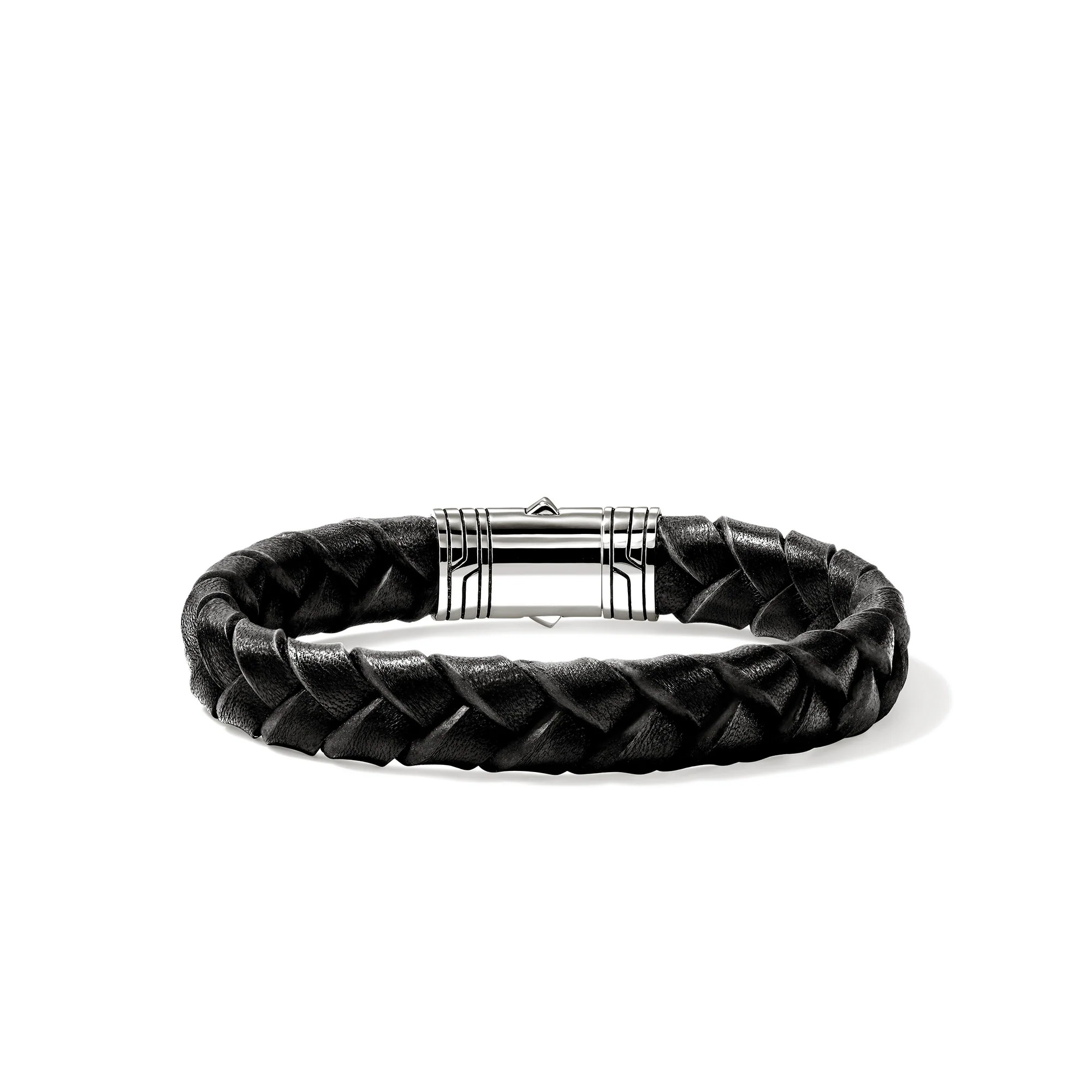 Leather Bracelet, Sterling Silver|BU986577BL - Image 4