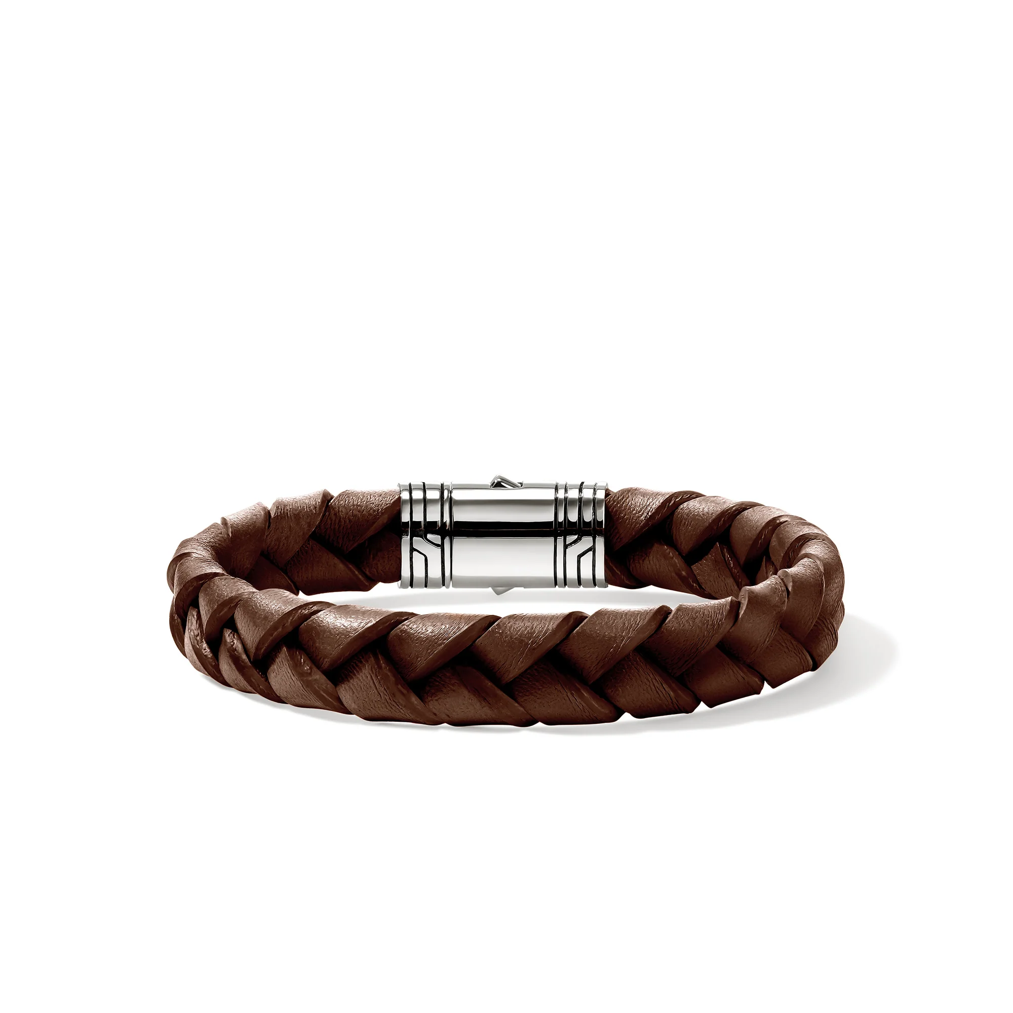 Leather Bracelet, Sterling Silver|BU986577BR - Image 3