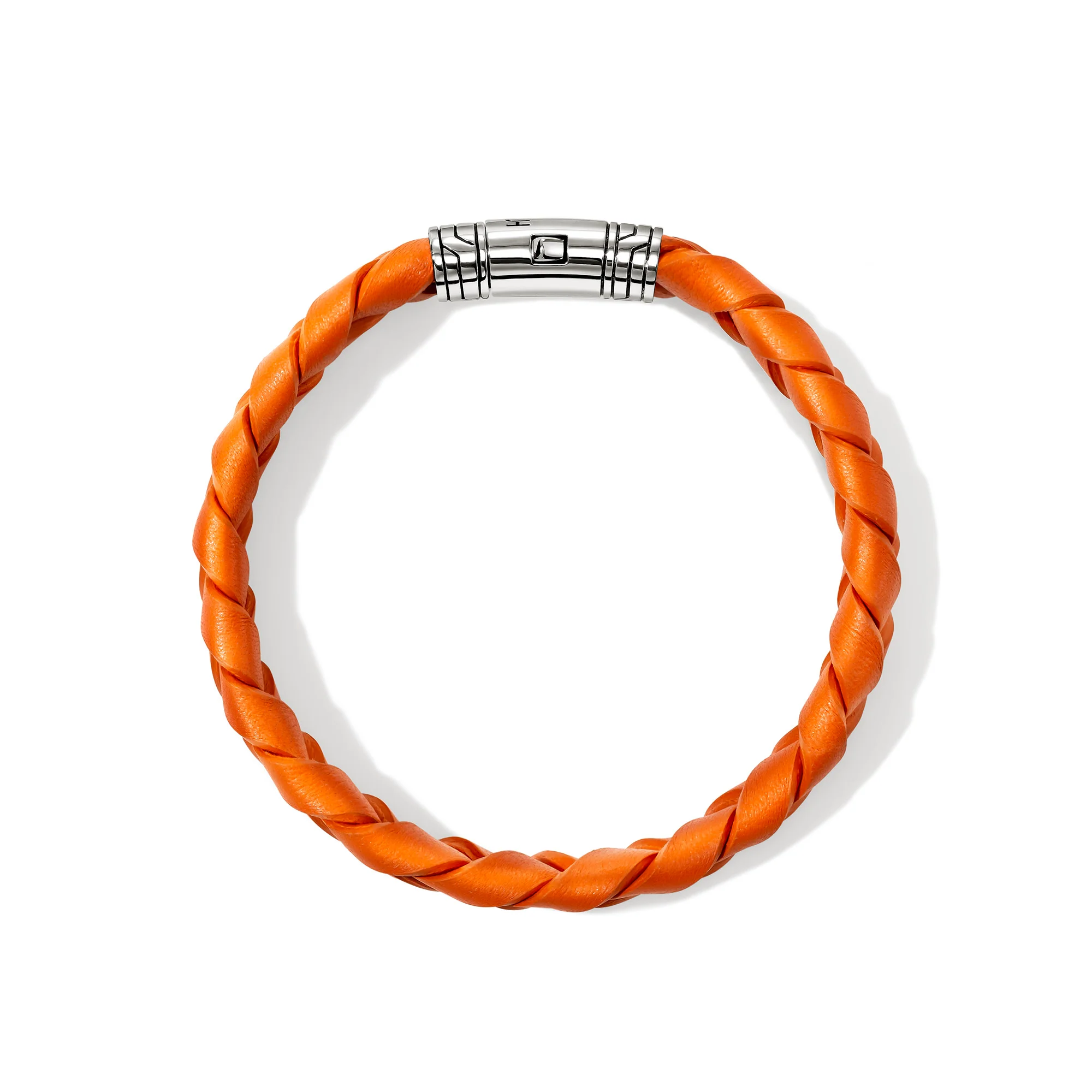 Leather Bracelet, Sterling Silver|BU986577OR - Image 4