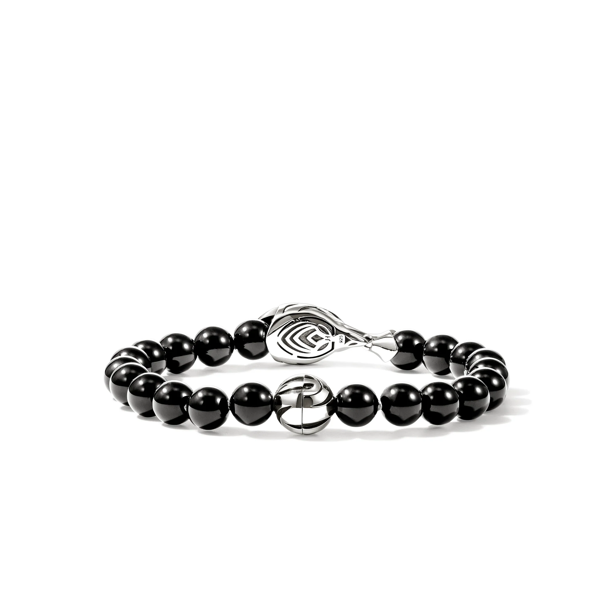 Legends Eagle Bracelet, Sterling Silver, Black Onyx, 8MM|BUS603851BONYS - Image 4