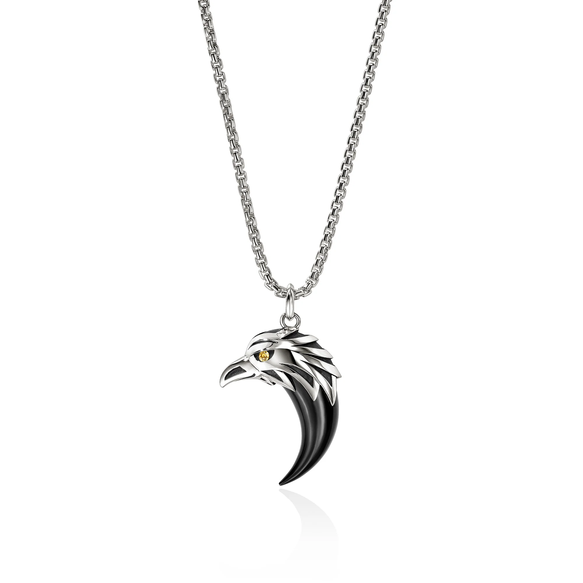 Legends Eagle Pendant, Sterling Silver|HMS603911BONYS - Image 3