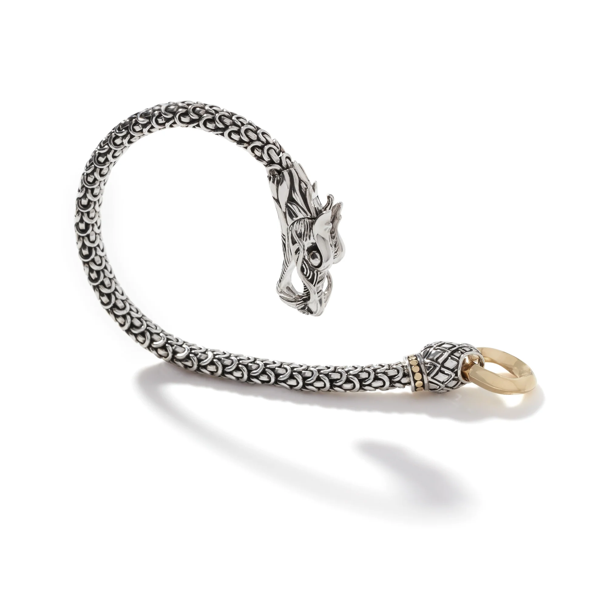 Naga Bracelet, Gold, Sterling Silver, 6MM|BZ65032 - Image 3