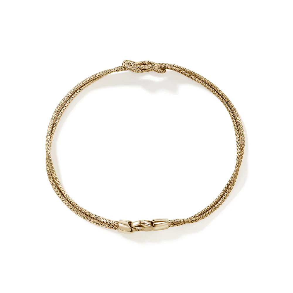 Love Knot Bracelet, Gold, 3.6MM|BUGG900776 - Image 5