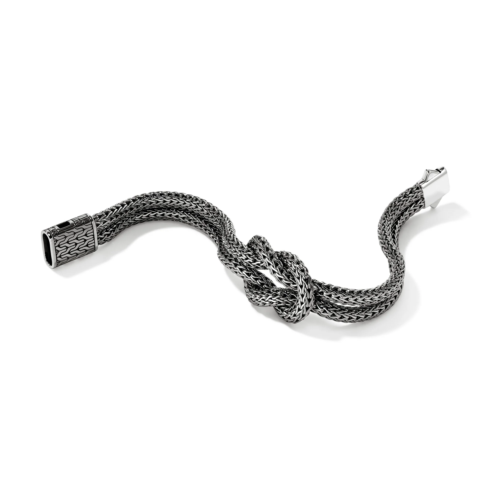 Love Knot Bracelet, Dark Silver, 10MM|BU900980BRD - Image 3
