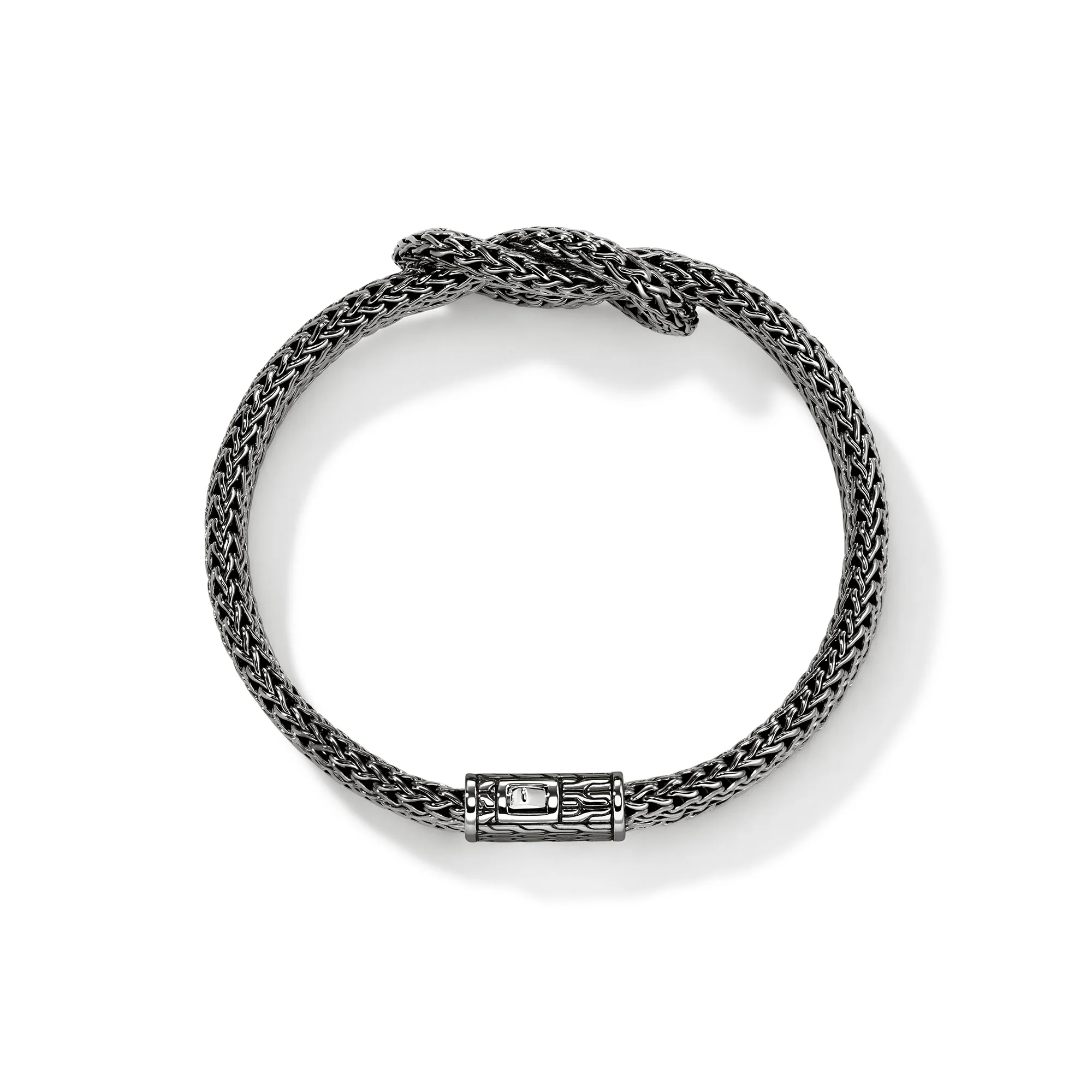 Love Knot Bracelet, Dark Silver, 10MM|BU900980BRD - Image 5