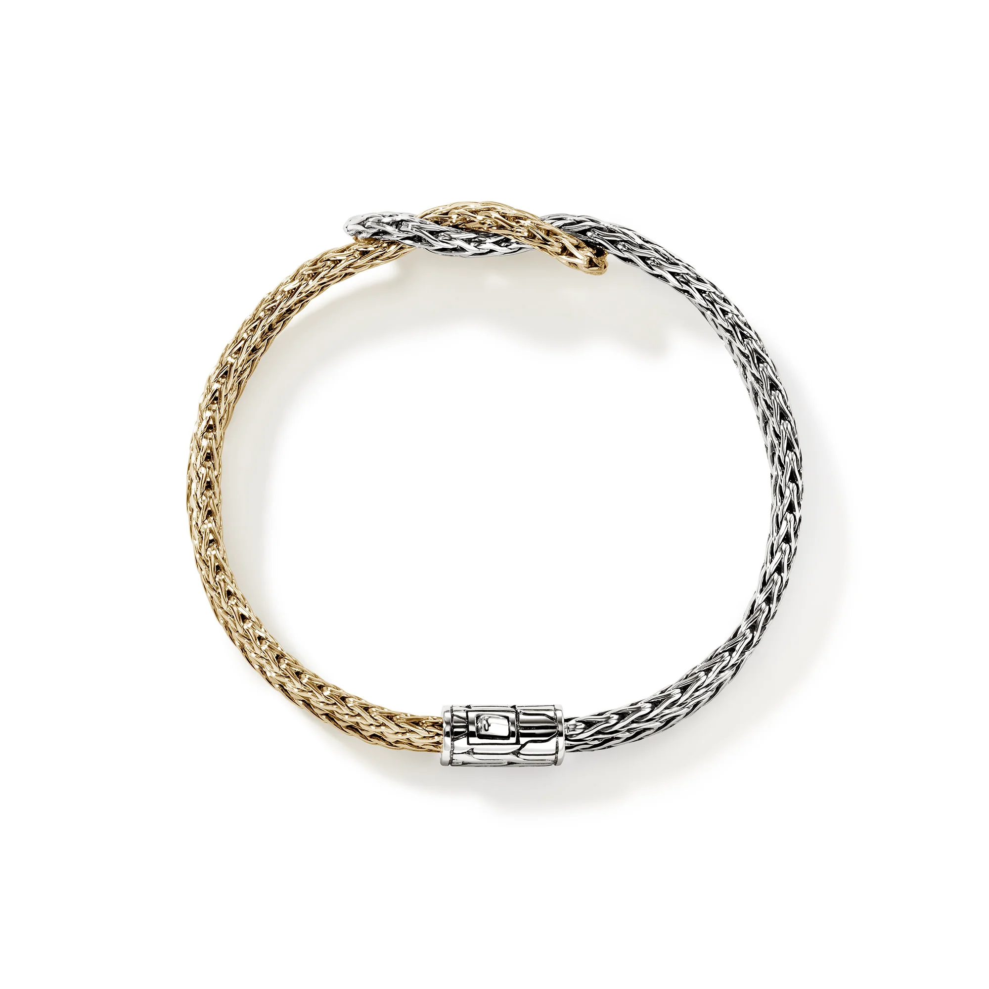 Love Knot Bracelet, Gold, Sterling Silver, 7MM|BUZZ900989 - Image 5