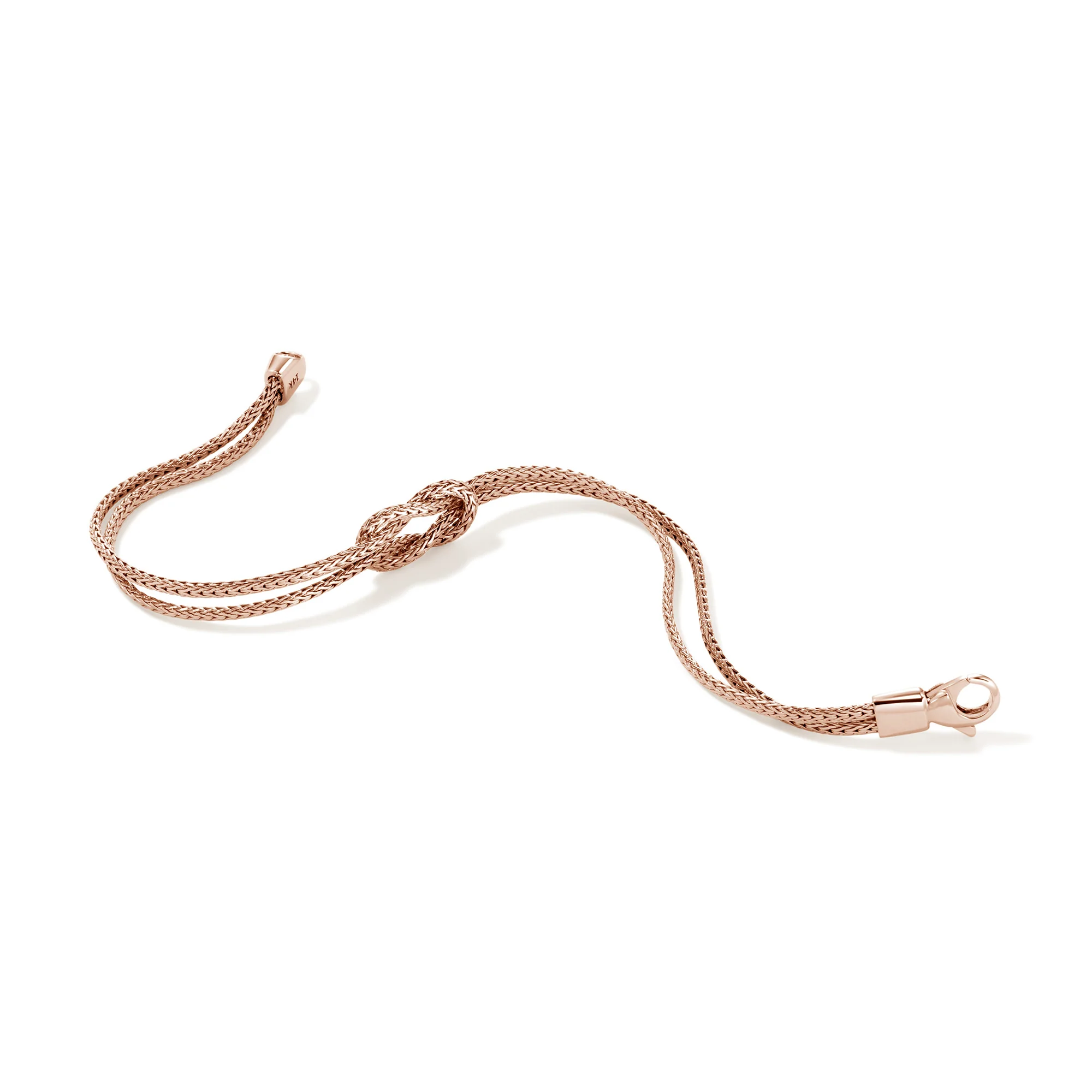 Love Knot Bracelet, Rose Gold, 3.6MM|BUGG900776R - Image 3