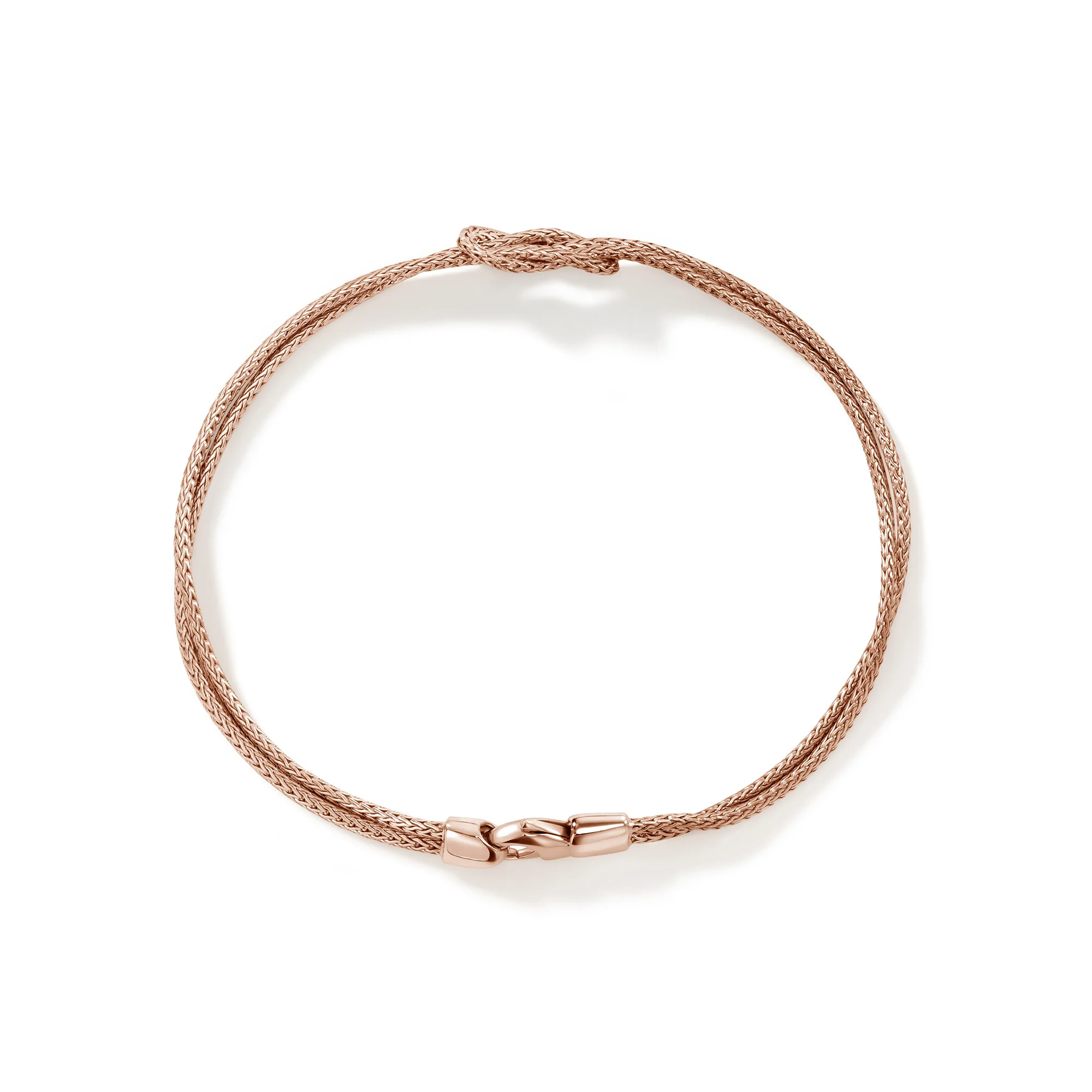 Love Knot Bracelet, Rose Gold, 3.6MM|BUGG900776R - Image 5