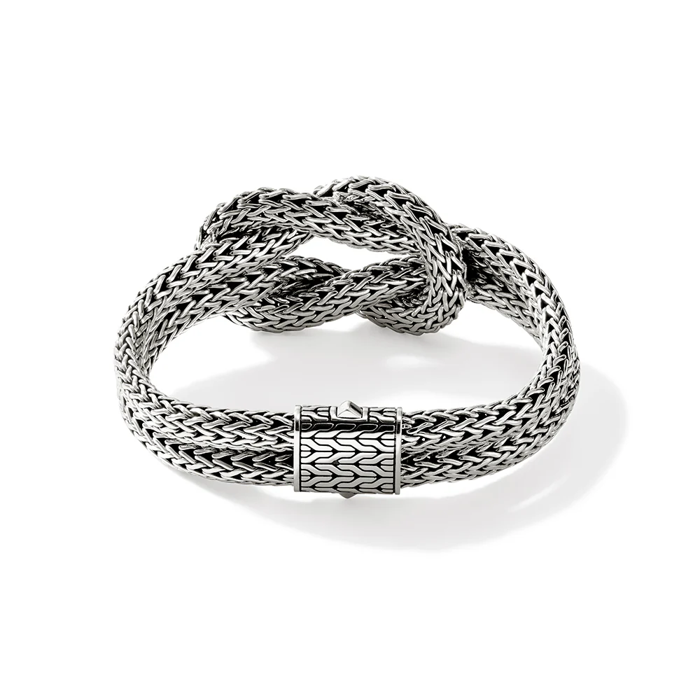 Love Knot Bracelet, Sterling Silver, 13MM|BU901034 - Image 4