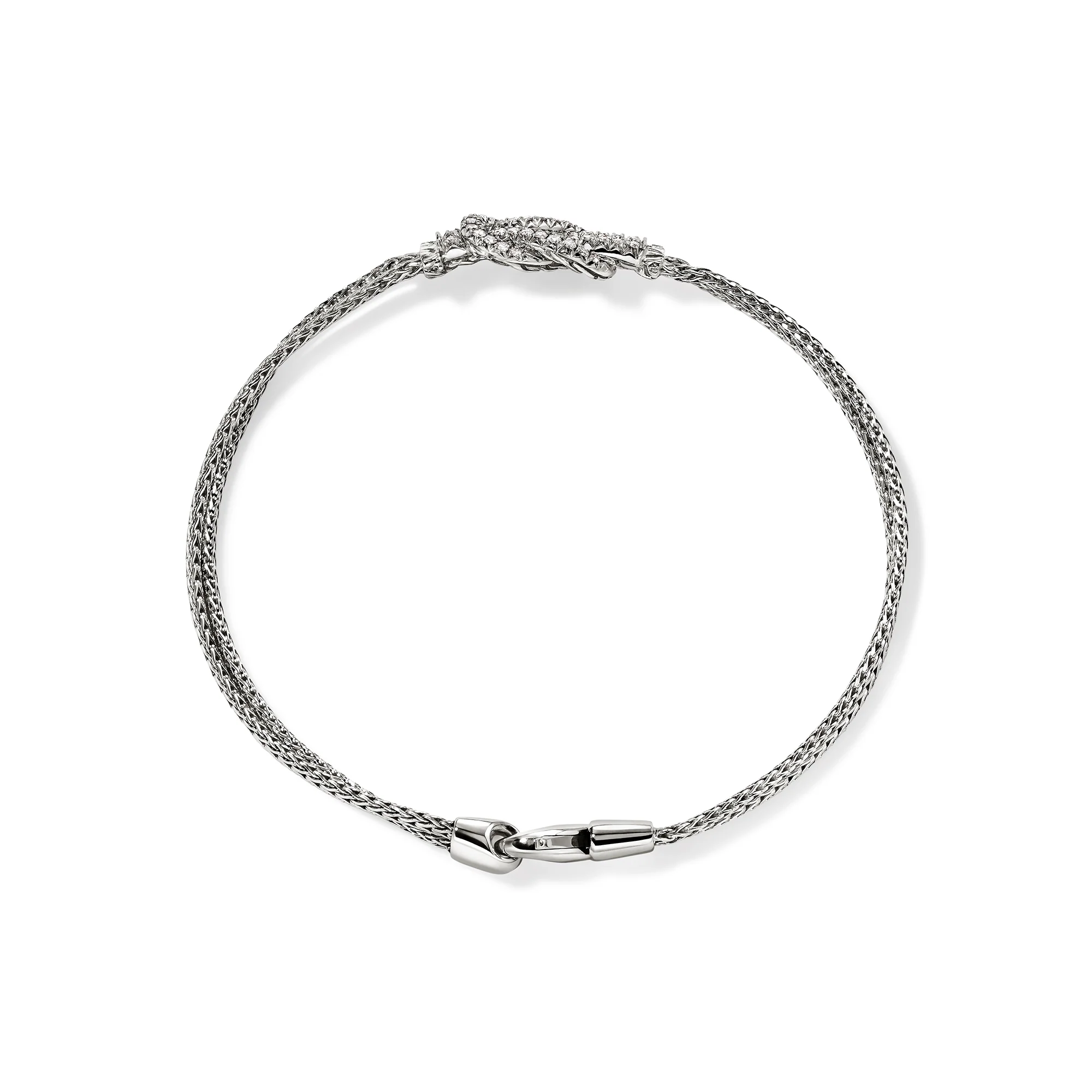 Love Knot Bracelet, Sterling Silver, Diamonds|BUP9007762DI - Image 4