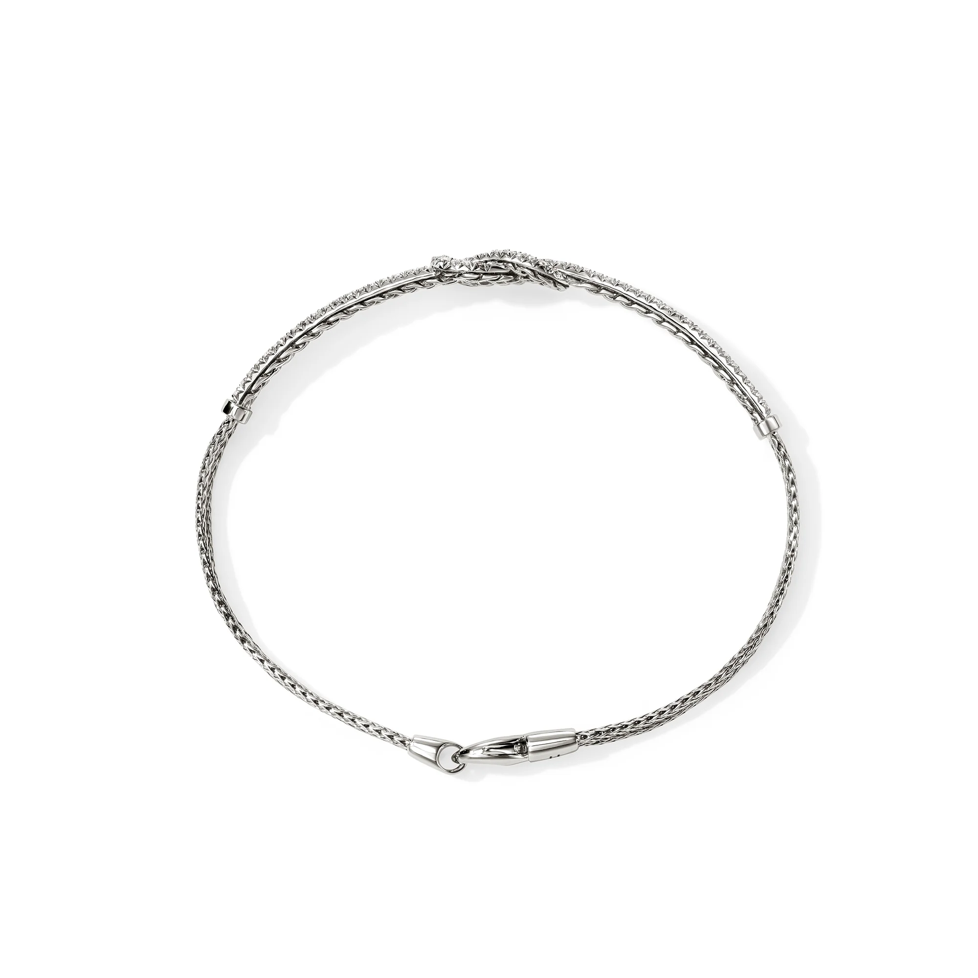 Love Knot Bracelet, Sterling Silver, Diamonds|BUP987882DI - Image 4