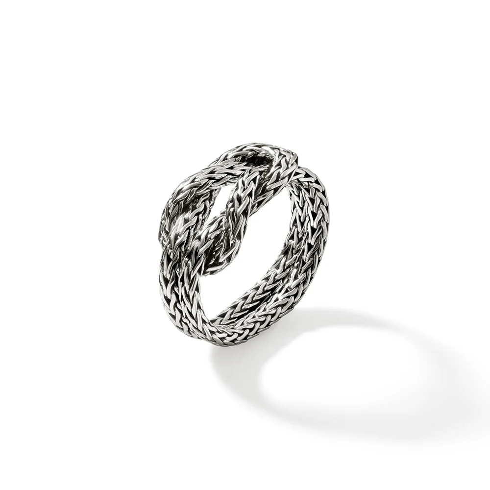 Love Knot Ring, Sterling Silver, 5MM|RB901039 - Image 3