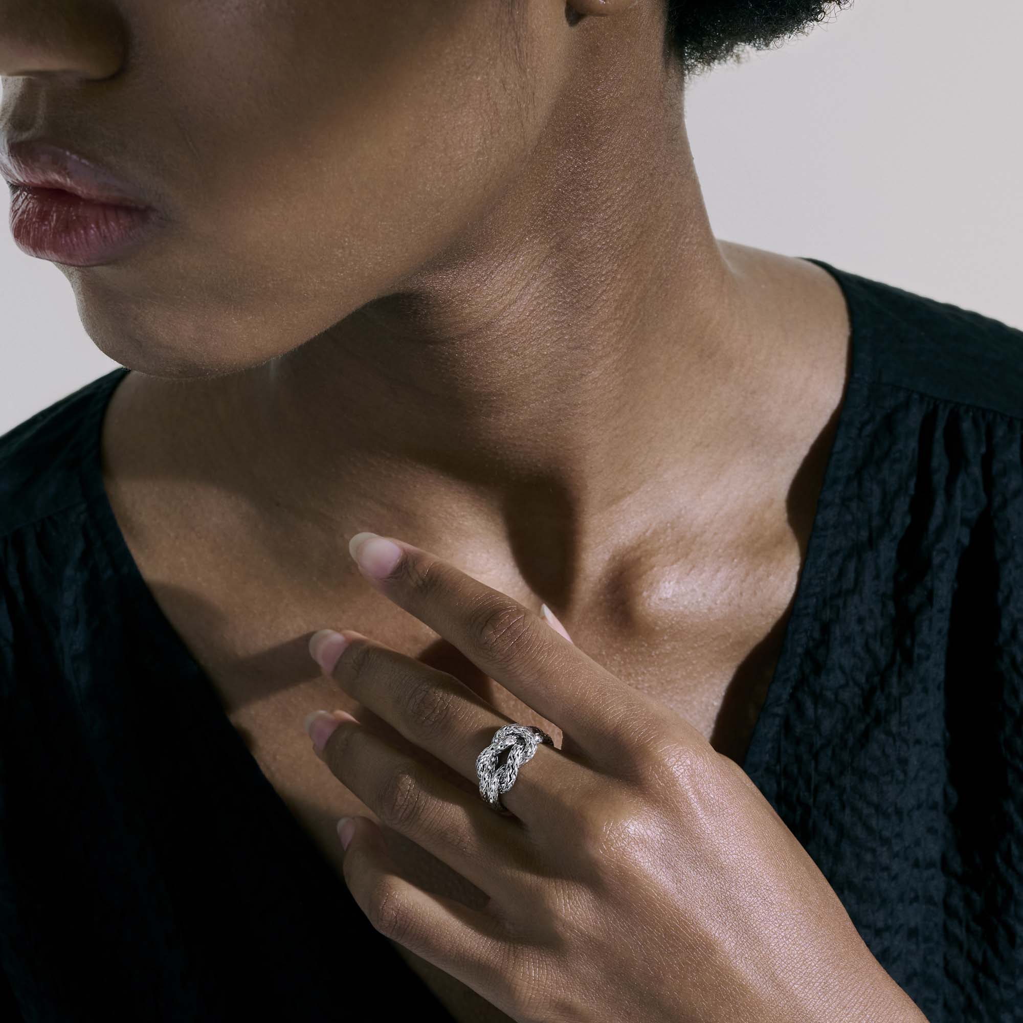 Love Knot Ring, Sterling Silver, 5MM|RB901039 - Image 6