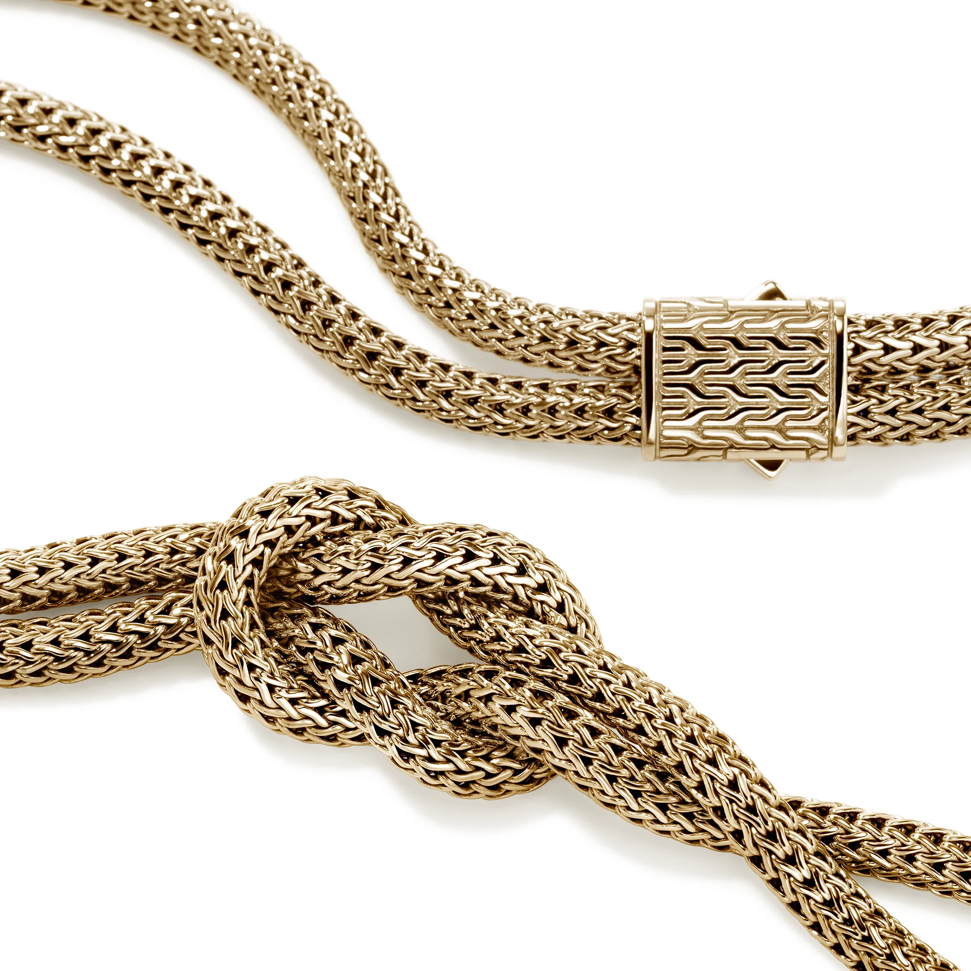 Love Knot Necklace, Gold, 10MM|NGG98778 - Image 2