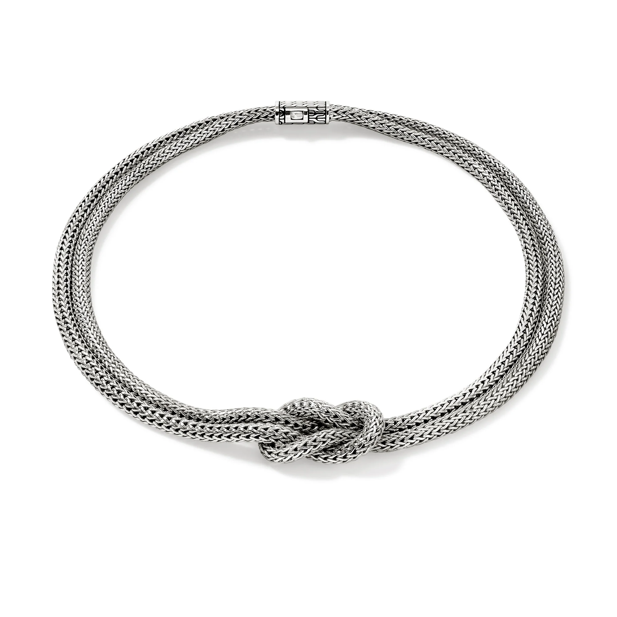 Love Knot Necklace, Sterling Silver, 10MM|NB98778 - Image 4