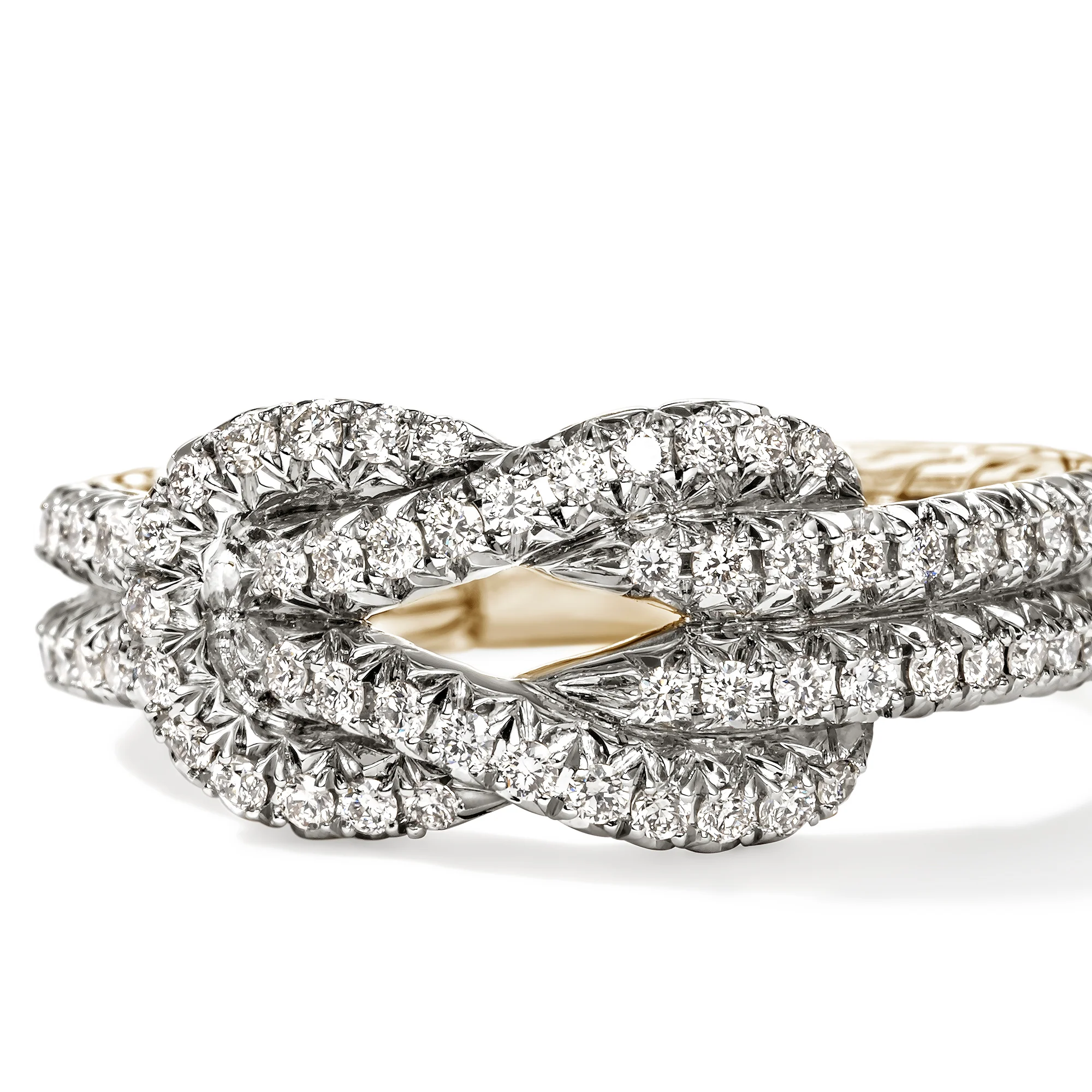 Love Knot Ring, Gold, Diamonds|RGGX9010402DI - Image 2