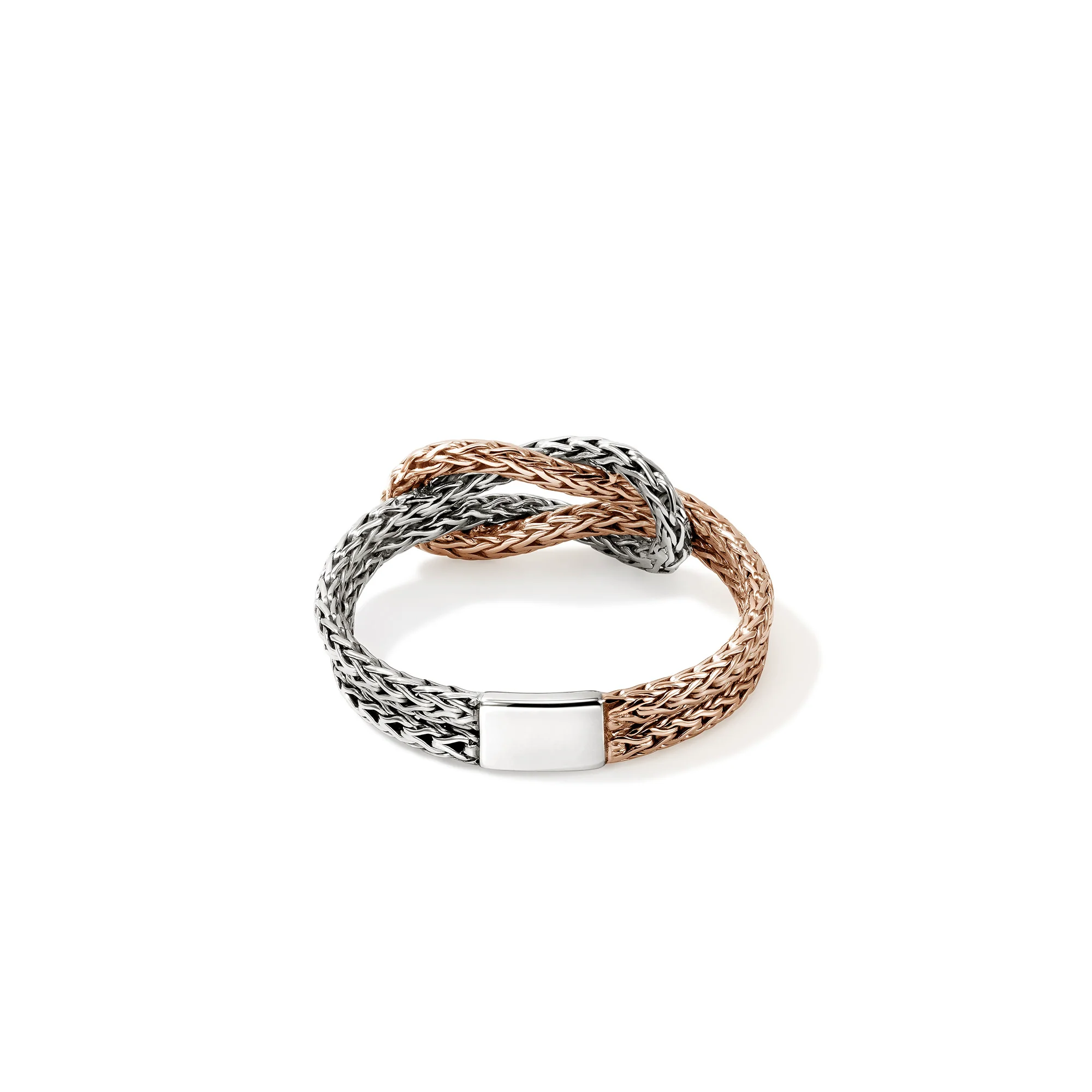 Love Knot Ring, Rose Gold, Sterling Silver, 3.6MM|RZZ901040R - Image 4