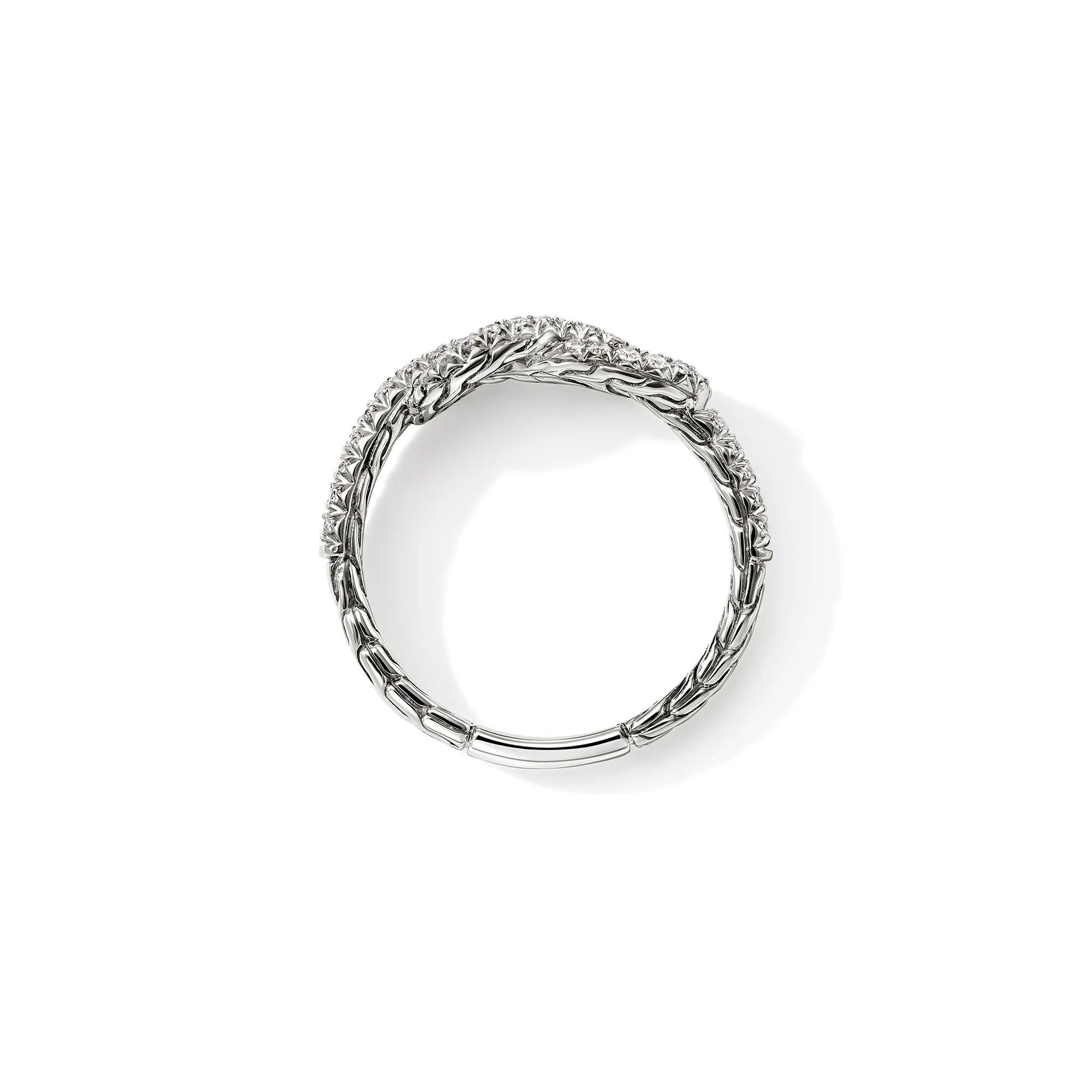 Love Knot Ring, Sterling Silver, Diamonds|RBP9010402DI - Image 4