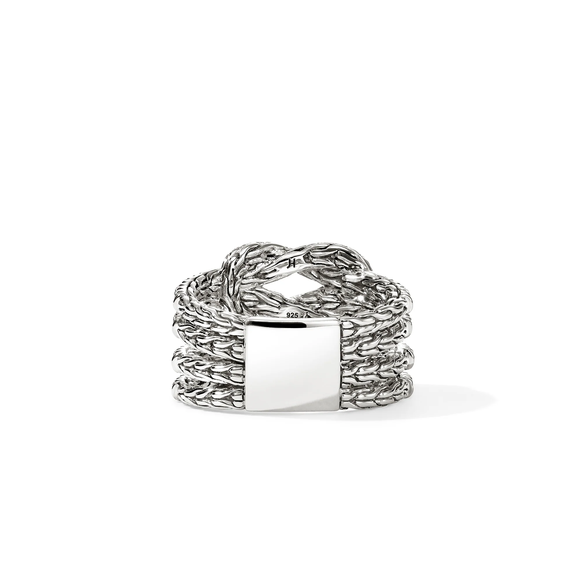 Love Knot Ring, Sterling Silver, Diamonds|RBP987592DI - Image 3