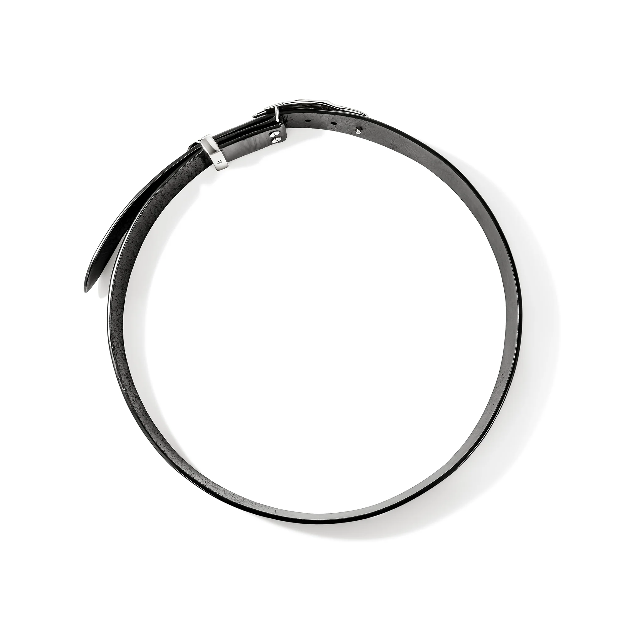 Naga Belt, Sterling Silver, Leather|BT60414BL - Image 3