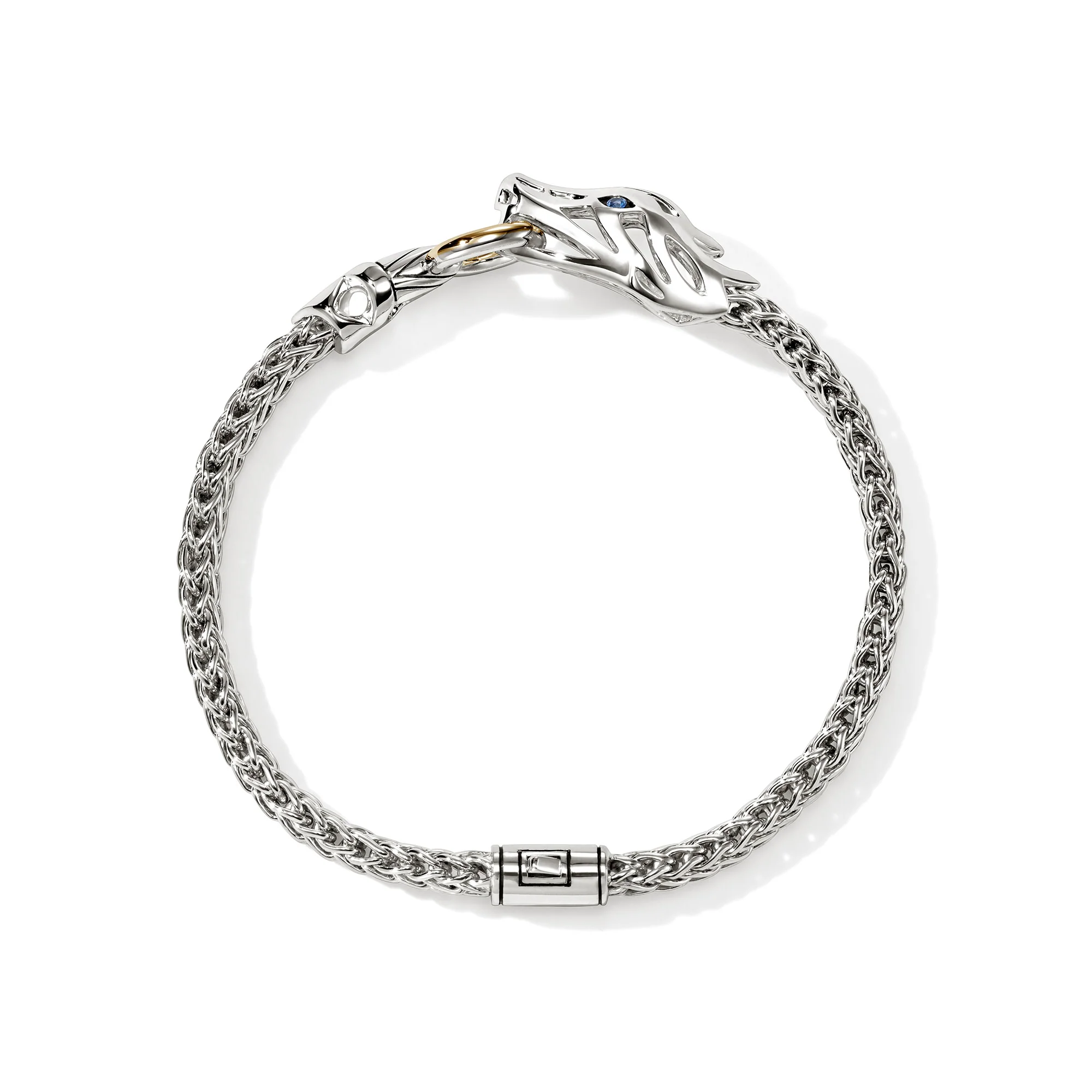 Naga Bracelet, Gold, Sterling Silver, Blue Sapphire, 4.4MM|BUZZS603744BSP - Image 4