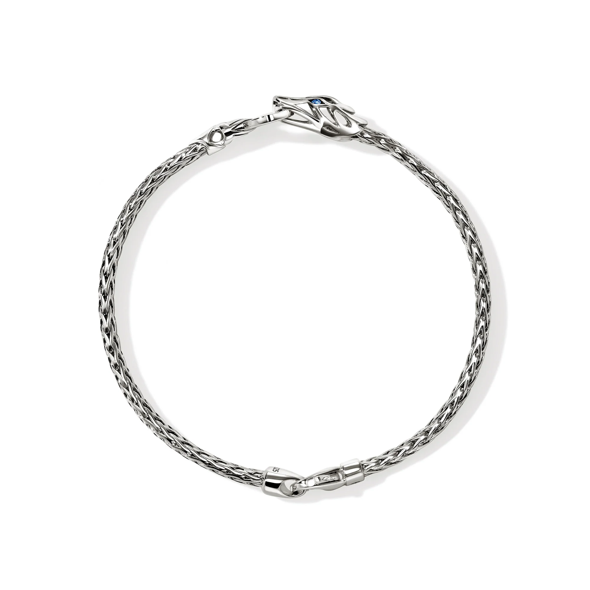 Naga Bracelet, Sterling Silver, Black Sapphire, 3.5MM|BUS603754BSPBLS - Image 3