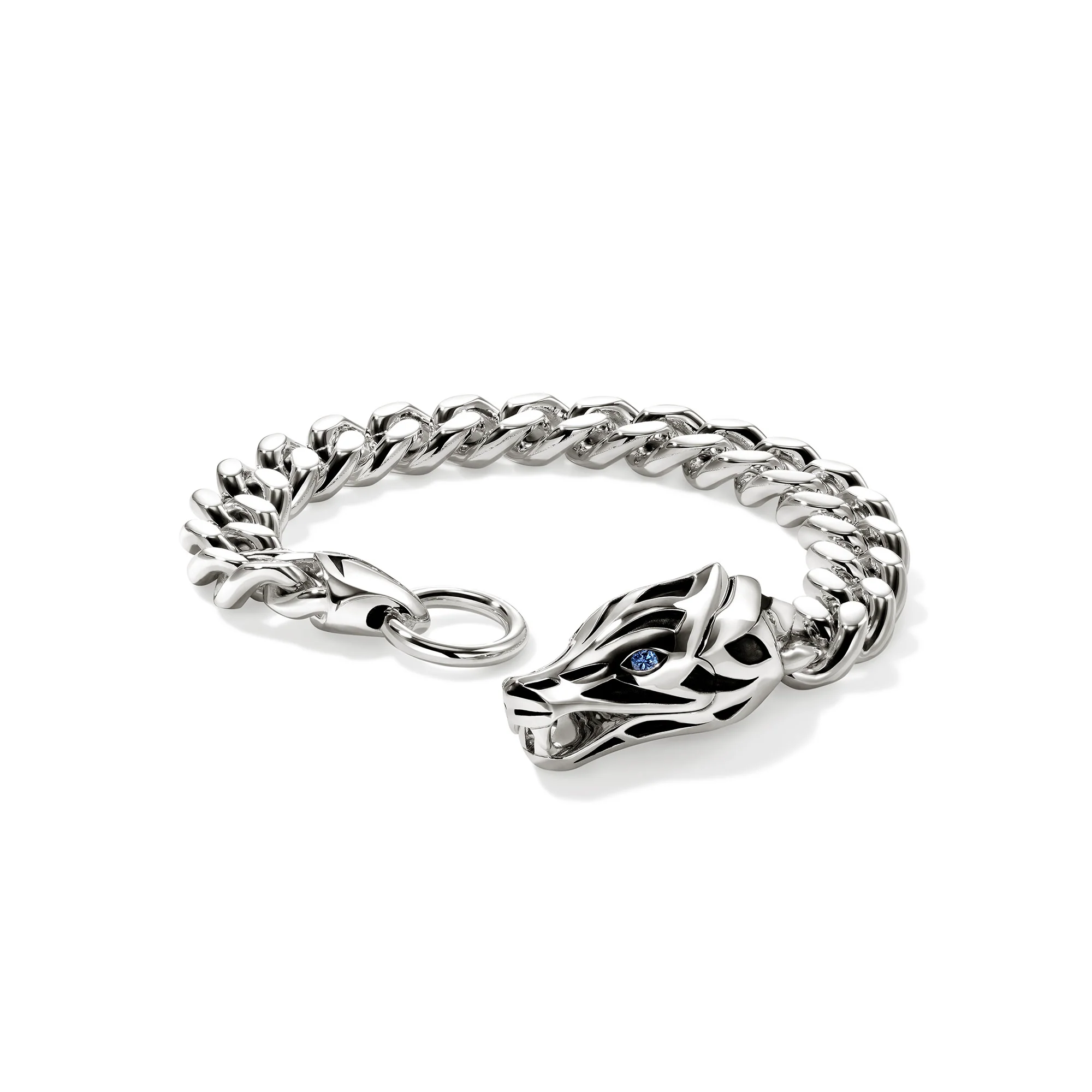Naga Bracelet, Sterling Silver, Blue Sapphire, 11MM|BUS603591BSP - Image 3