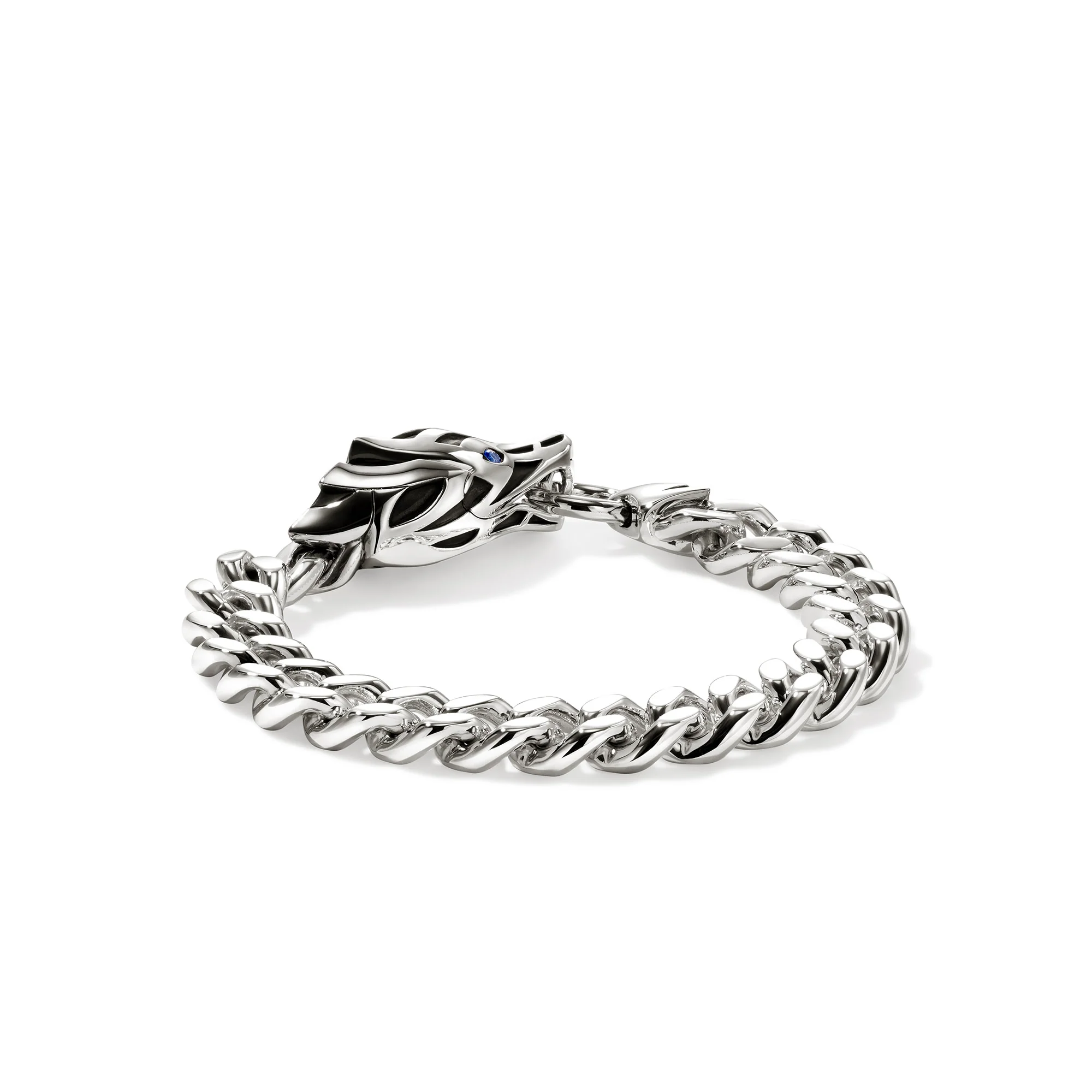 Naga Bracelet, Sterling Silver, Blue Sapphire, 11MM|BUS603591BSP - Image 5