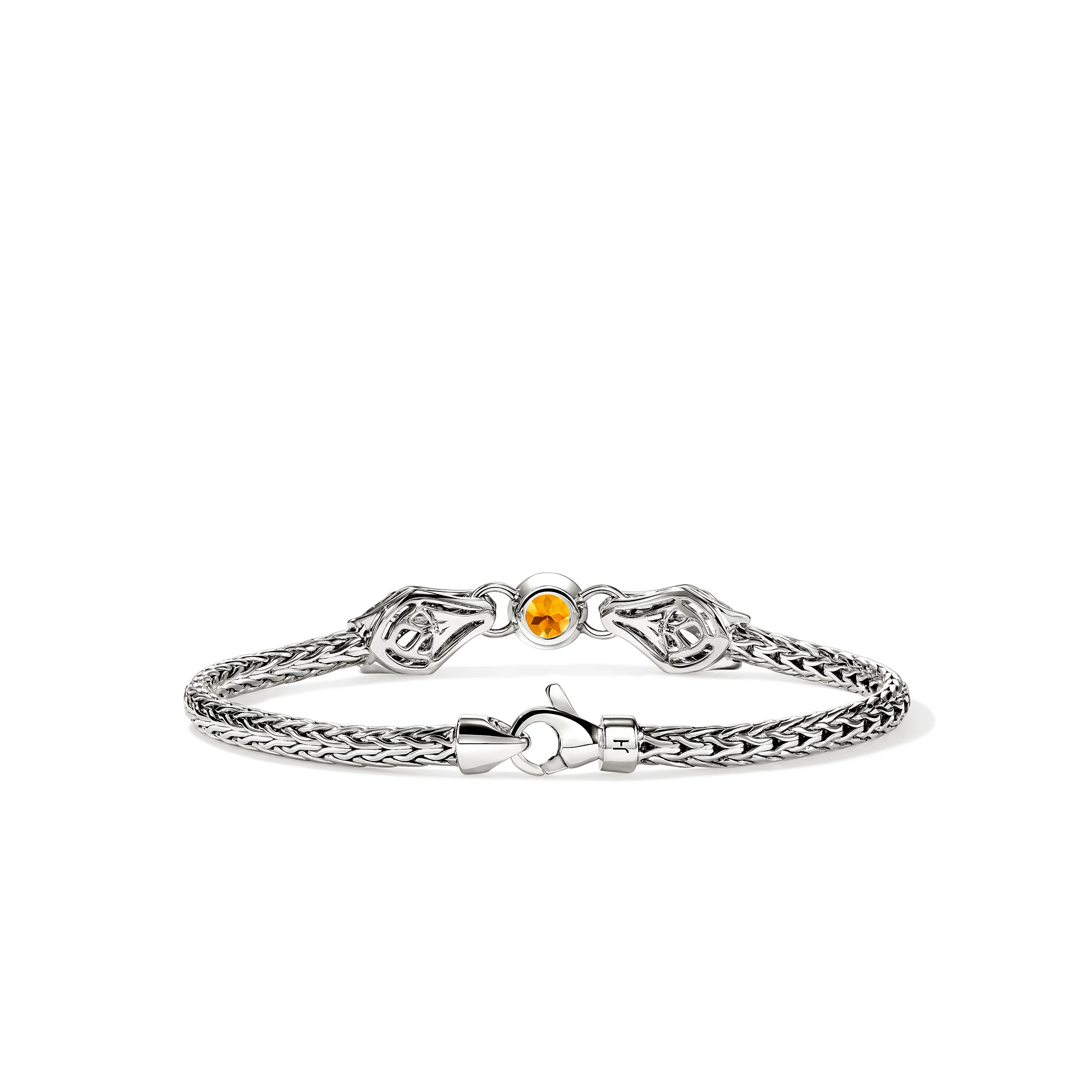 Naga Bracelet, Sterling Silver, Citrine, Diamond 3.5MM|BUS604231MCIDI - Image 3