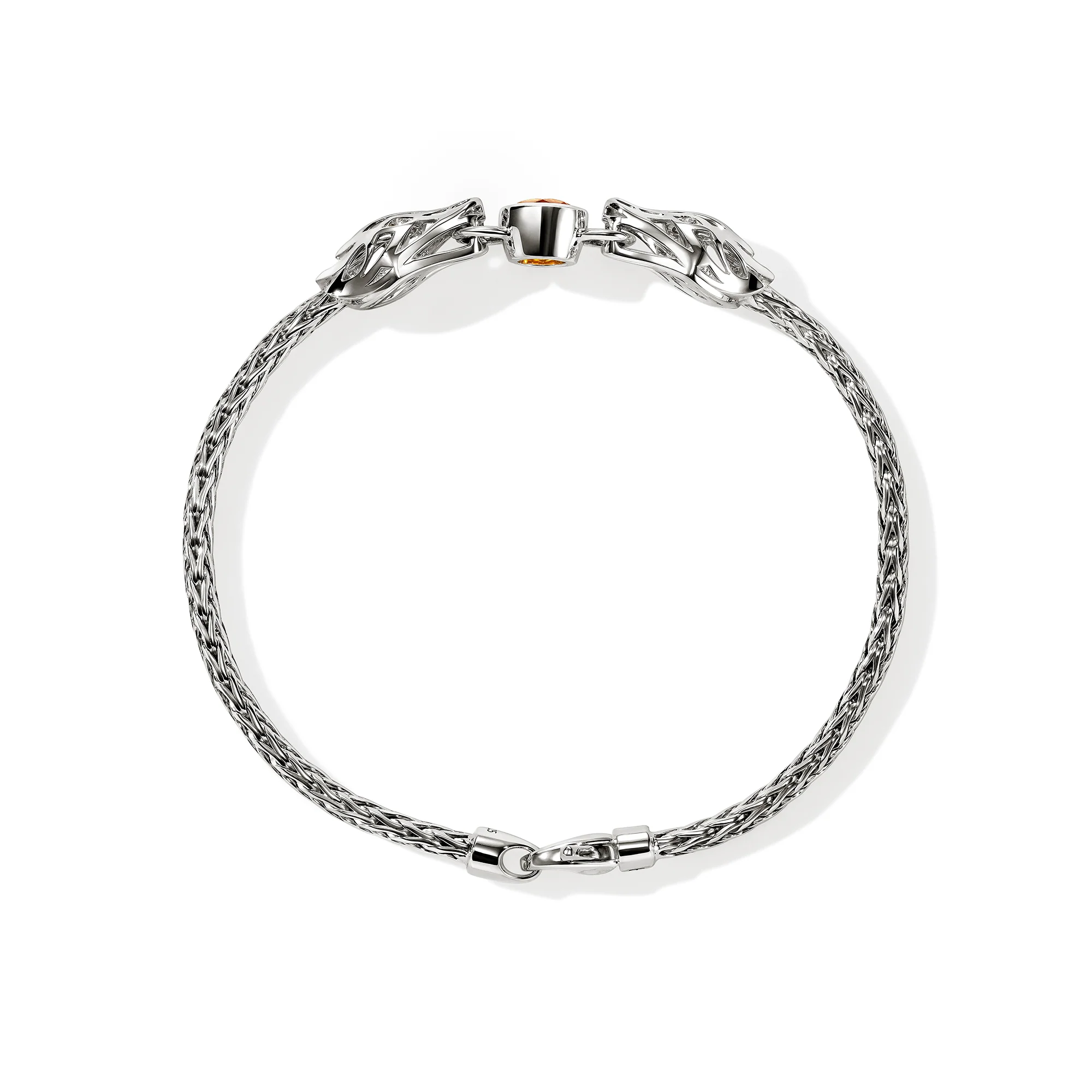 Naga Bracelet, Sterling Silver, Citrine, Diamond 3.5MM|BUS604231MCIDI - Image 4