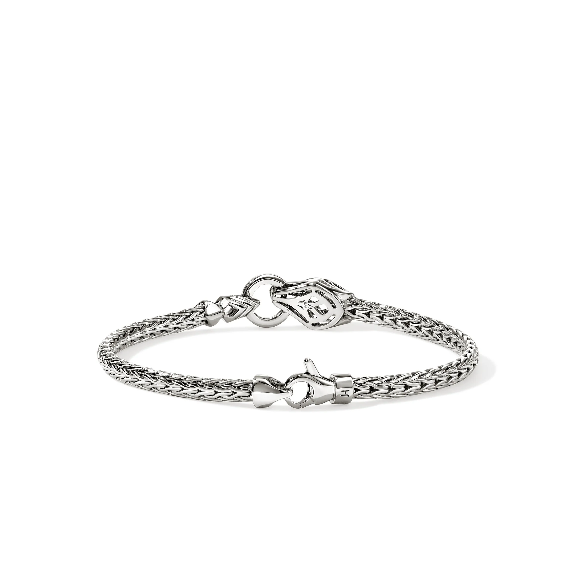 Naga Bracelet, Sterling Silver, Diamonds, Blue Sapphires, 3.5MM|BUP603752BSPDI - Image 4