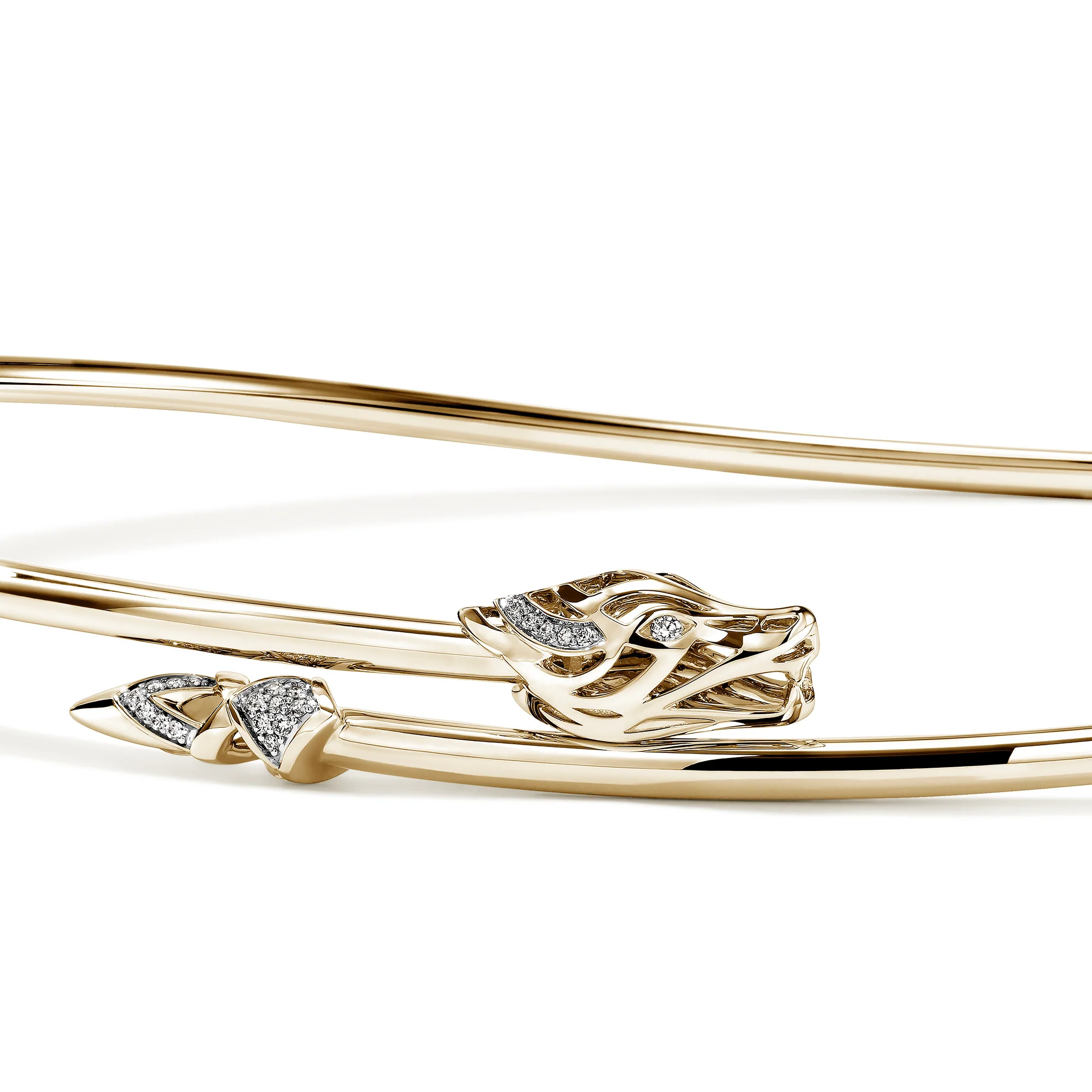 Naga Choker, Gold, Diamonds|NGGX6036772DI - Image 2