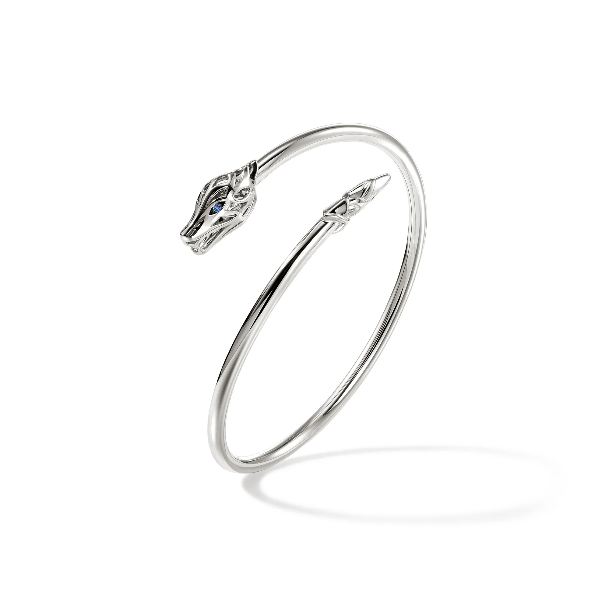 Naga Cuff, Sterling Silver, Slim|CBS603441BSP - Image 3