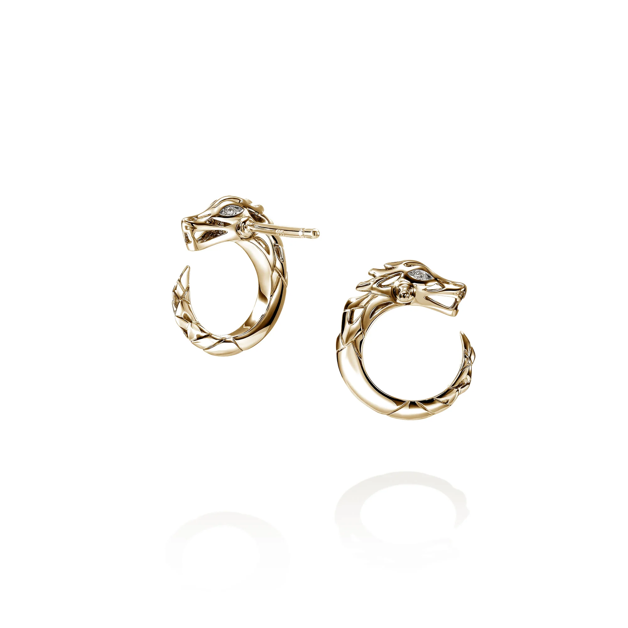 Naga Earrings, Gold, Diamonds|EGGX603732DI - Image 3