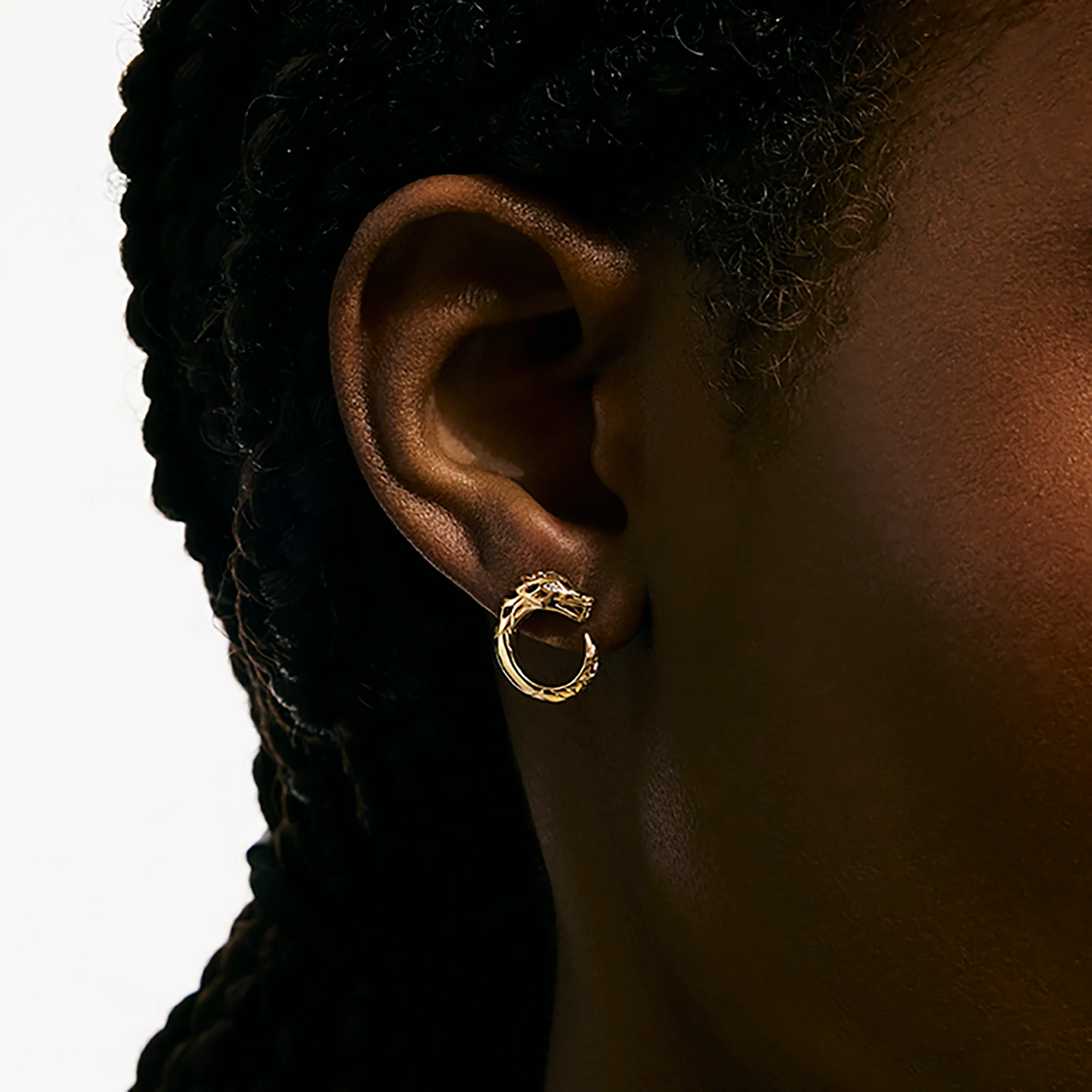 Naga Earrings, Gold, Diamonds|EGGX603732DI - Image 4