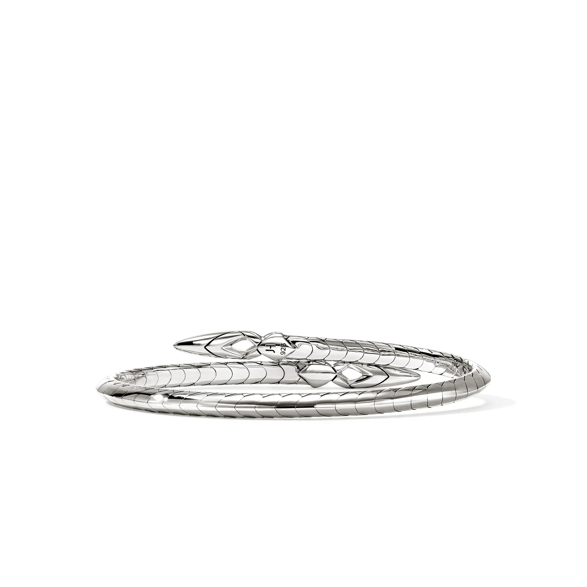 Naga Flex Cuff, Sterling Silver, Diamonds, 4.2MM|CBP603972DI - Image 5