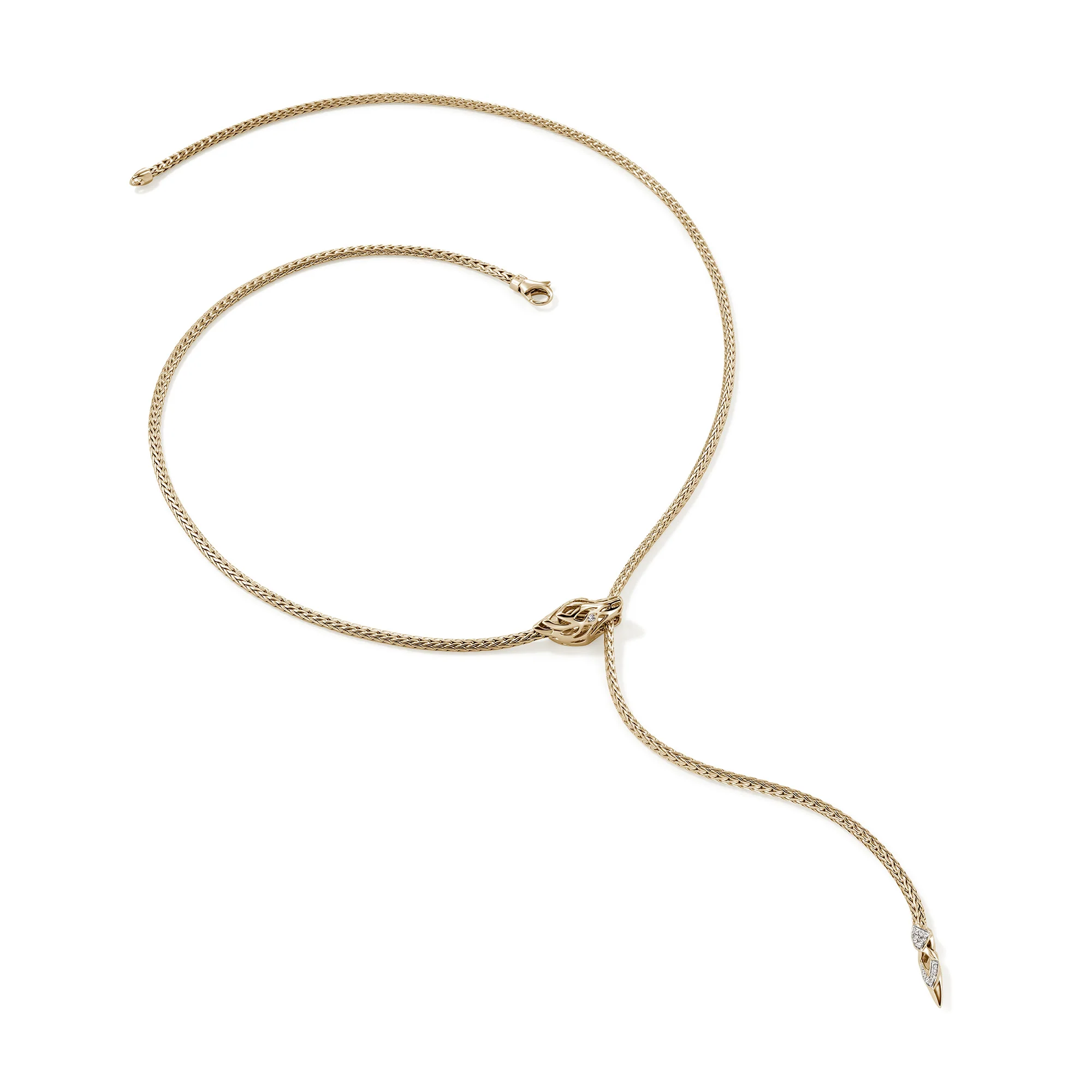 Naga Lariat, Gold, Diamonds, 2.5MM|NGGX6034922DI - Image 3