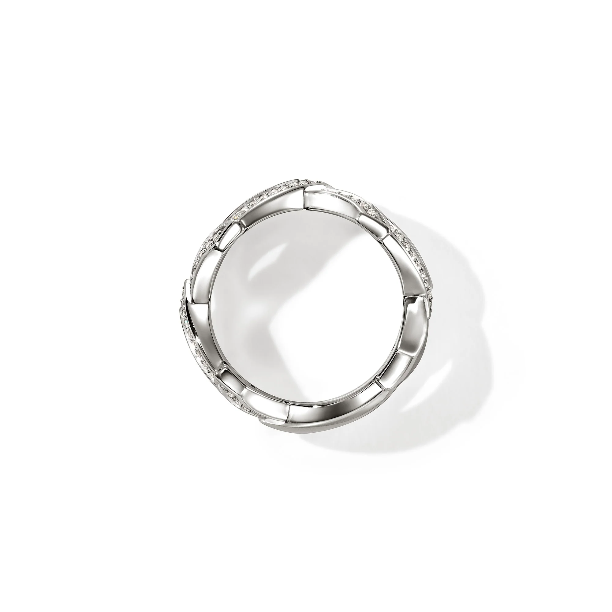 Naga Ring, Sterling Silver, Diamonds, 8.5MM|RBP604082DI - Image 3