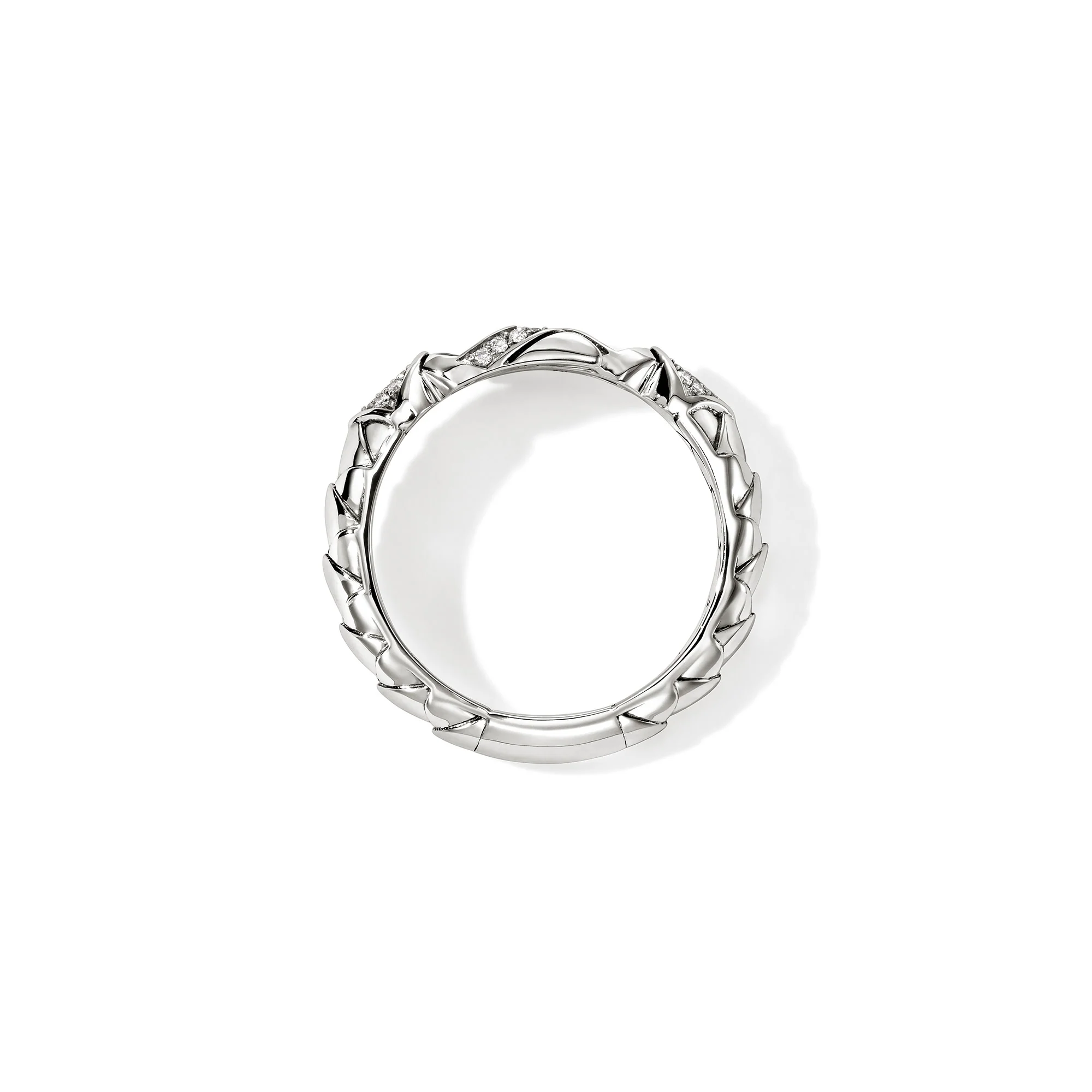 Naga Ring, Sterling Silver, Diamonds|RBP604022DI - Image 3