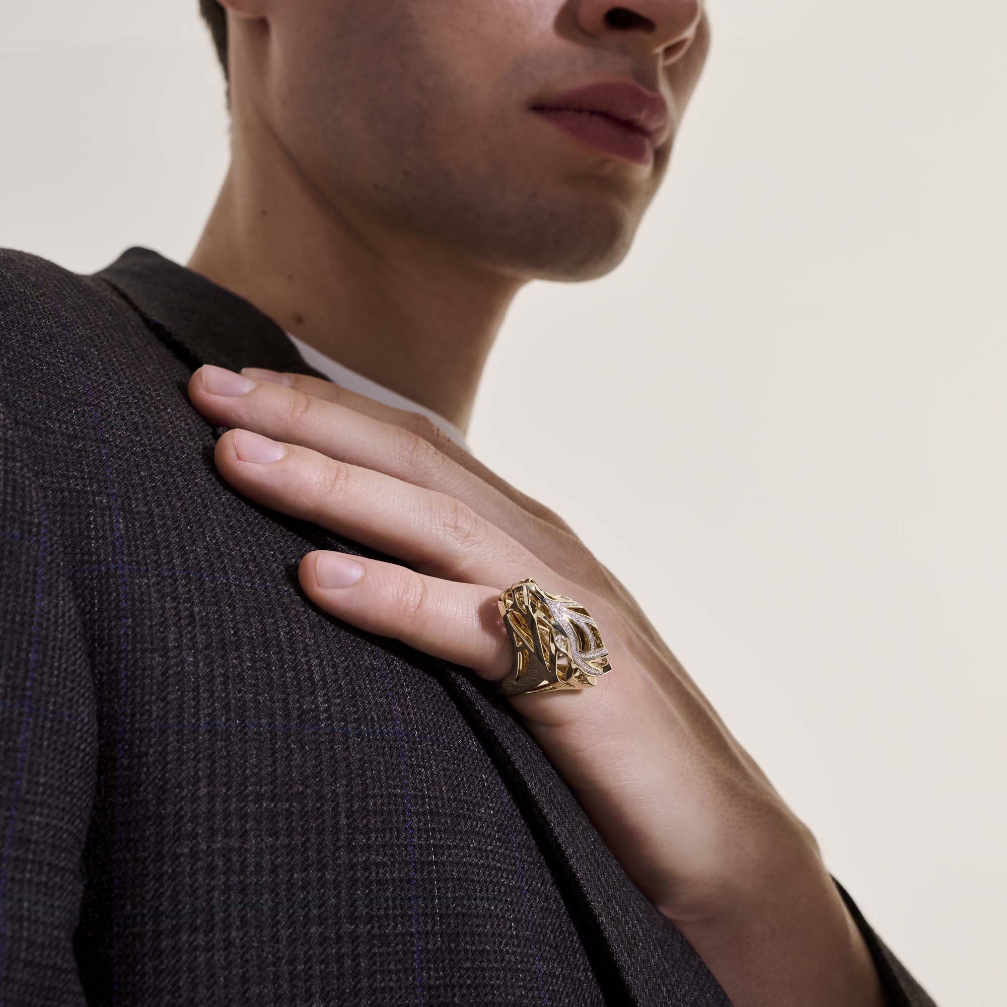 Naga Ring, Gold, Diamonds|RGGX6034122DI - Image 6