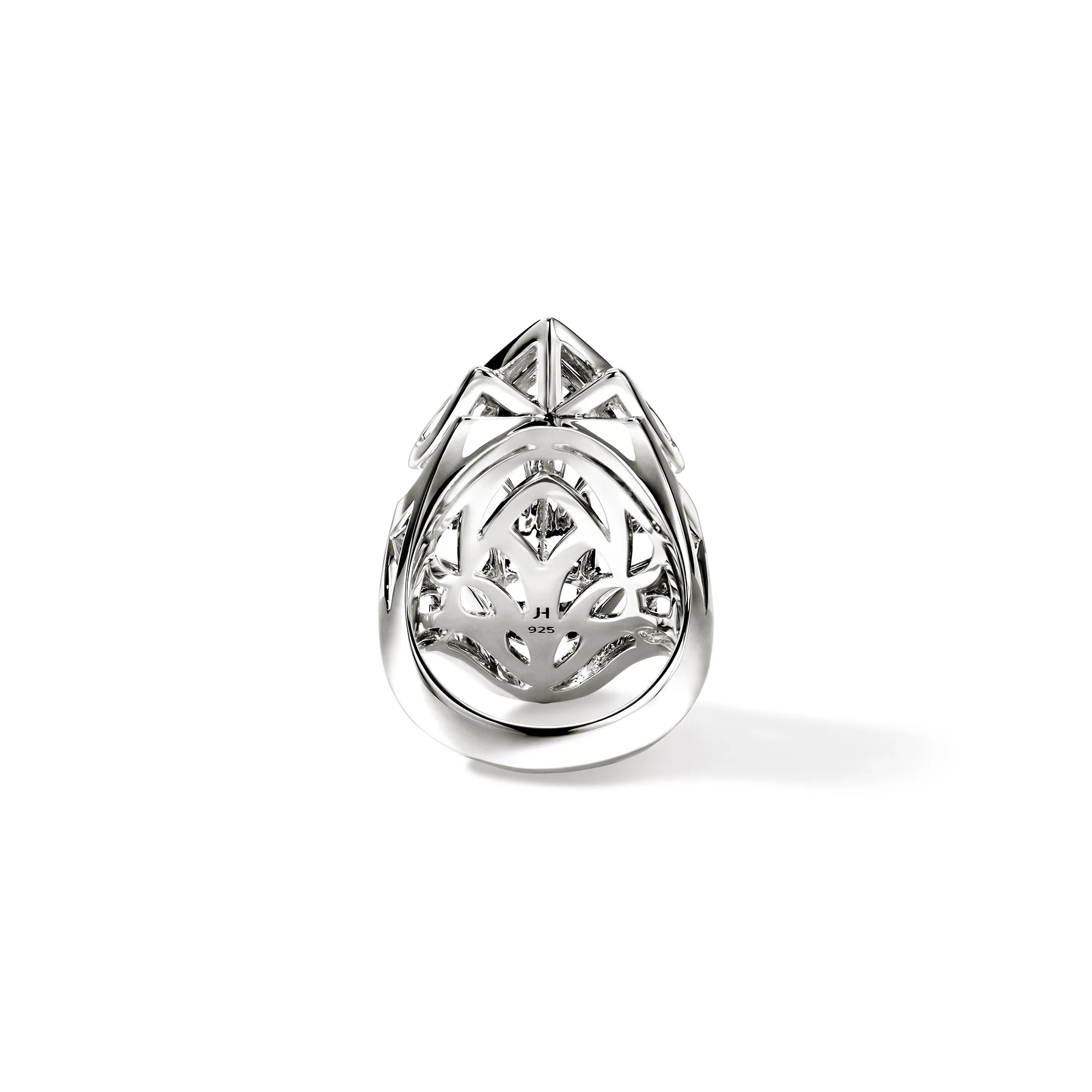 Naga Saddle Ring, Sterling Silver, Blue Sapphires|RBS6034114BSP - Image 5