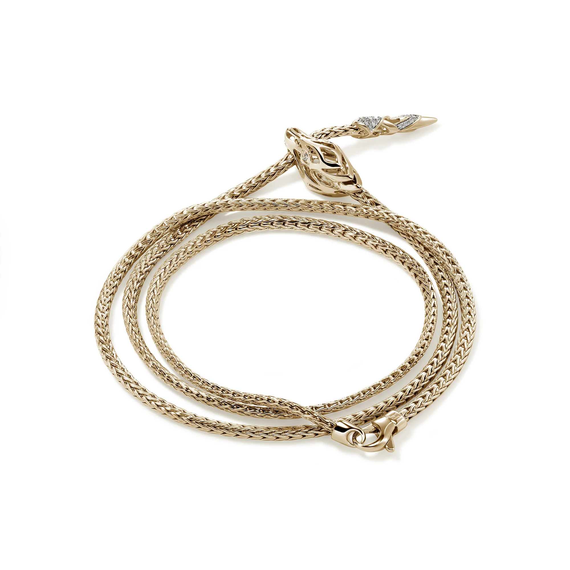 Naga Wrap, Gold, Diamonds, 2.5MM|BUGGX603422DI - Image 4
