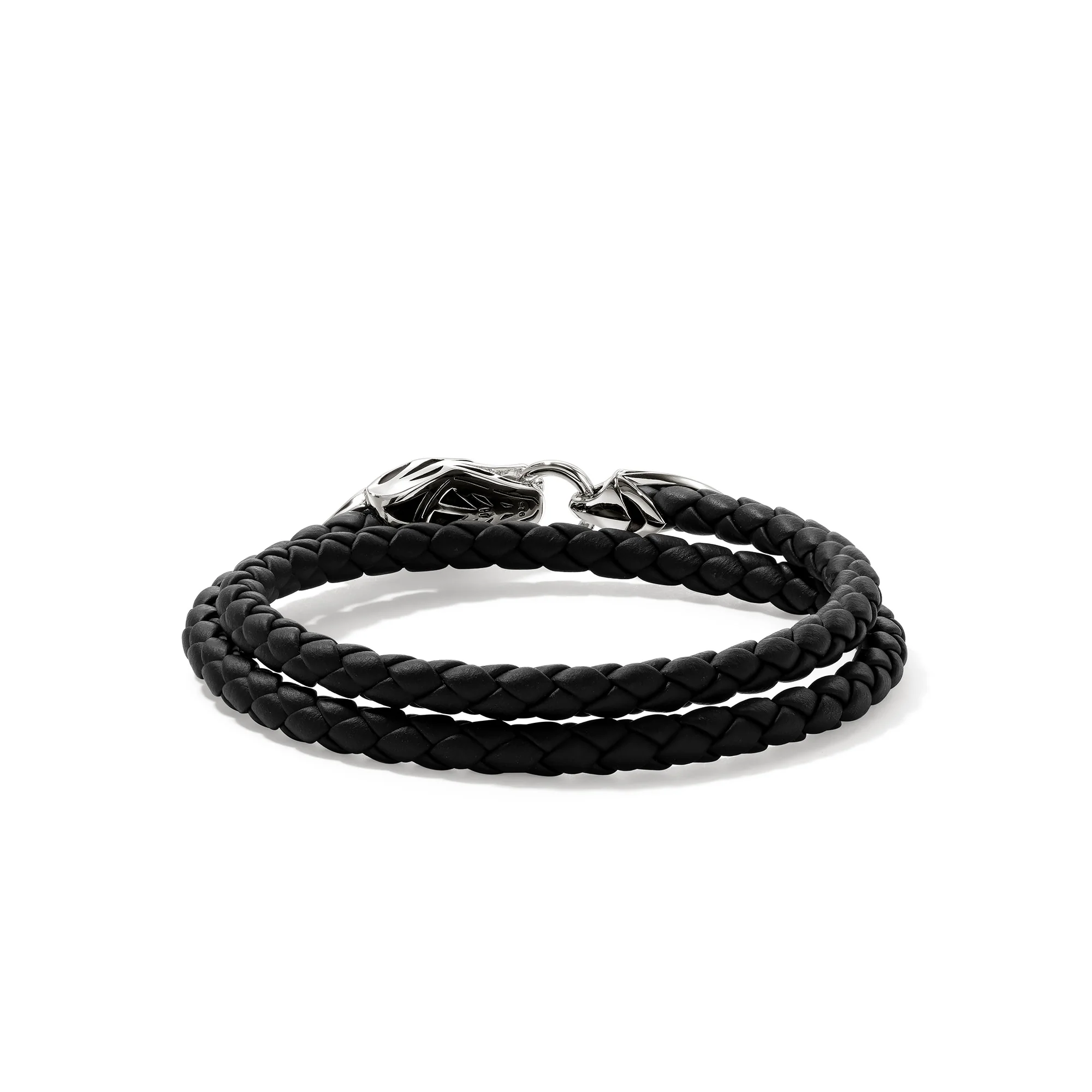 Naga Wrap, Leather, Sterling Silver, Blue Sapphire, 5MM|BUS603601BSP - Image 4