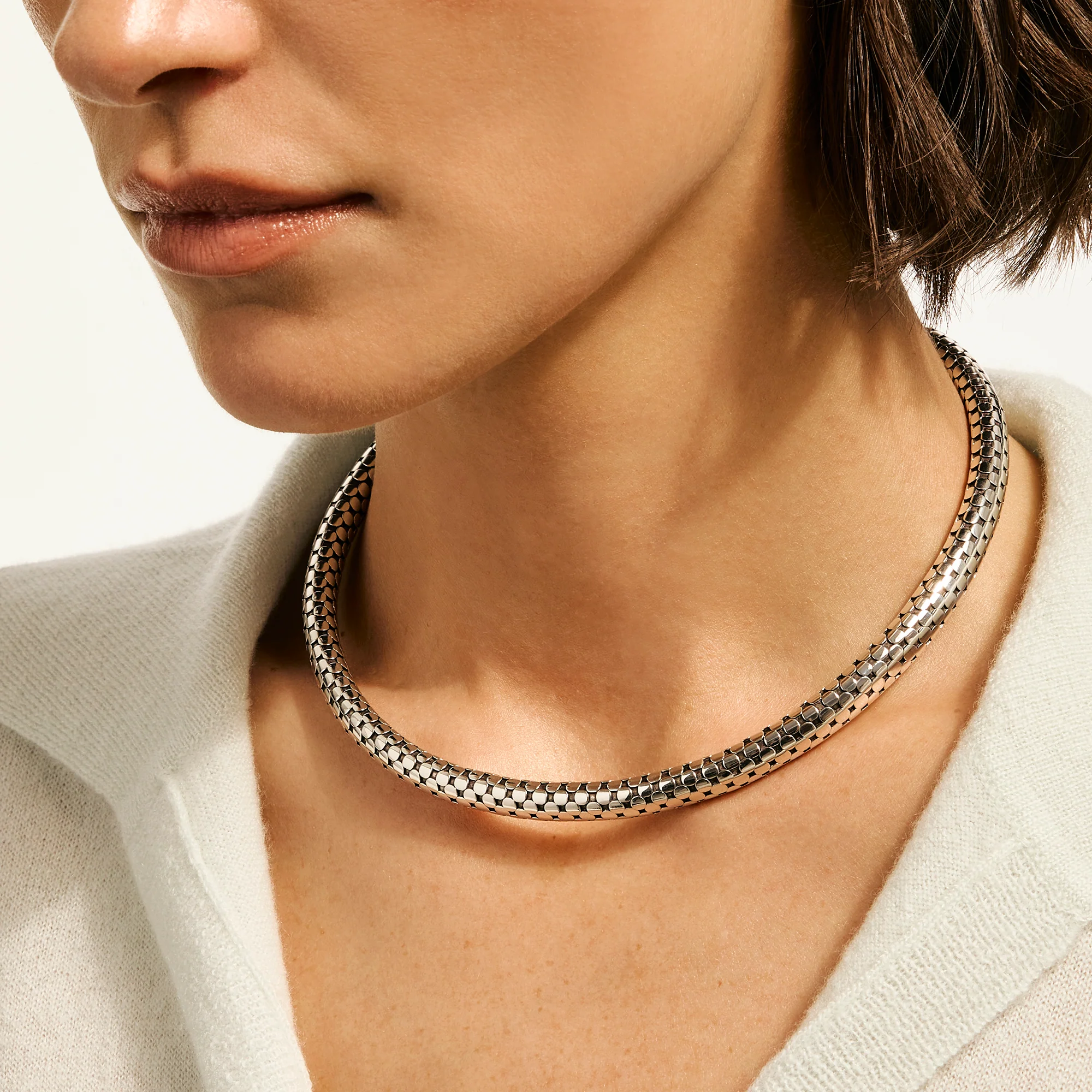 Dot Flex Choker, Sterling Silver|NB30174 - Image 5